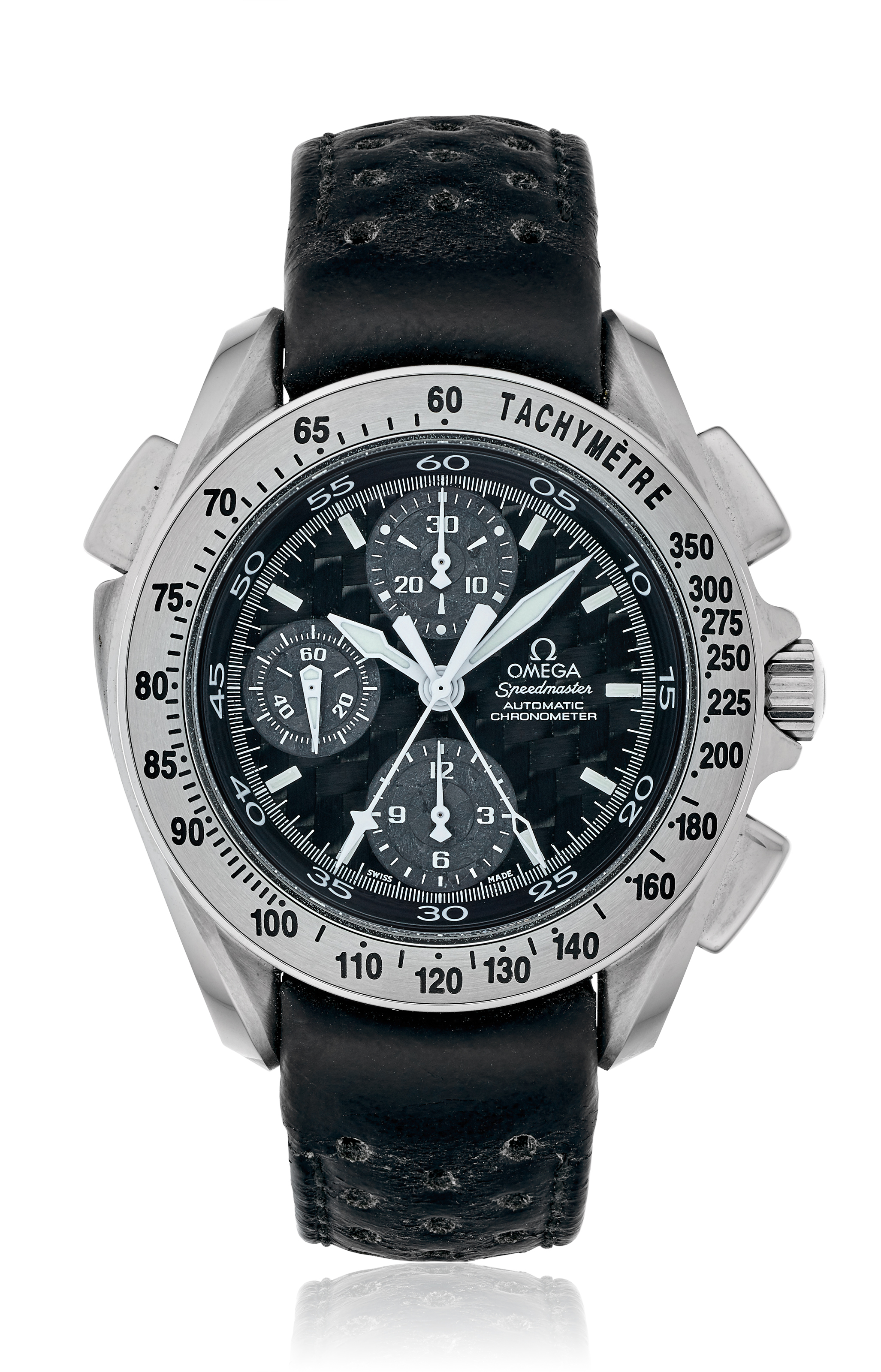 omega speedmaster carbon fiber dial