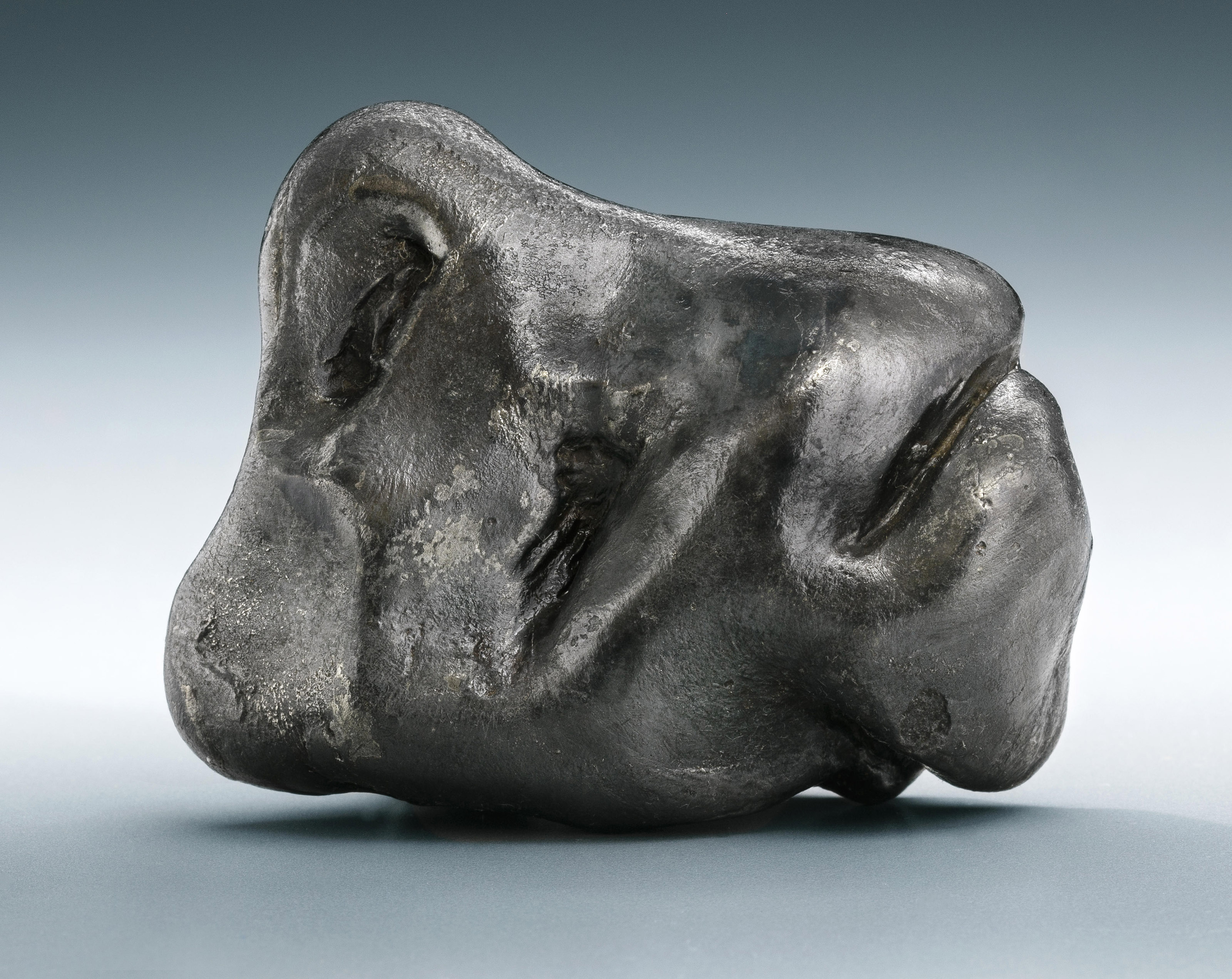A SCULPTURAL SIKHOTE-ALIN METEORITE, IRON, COARSEST