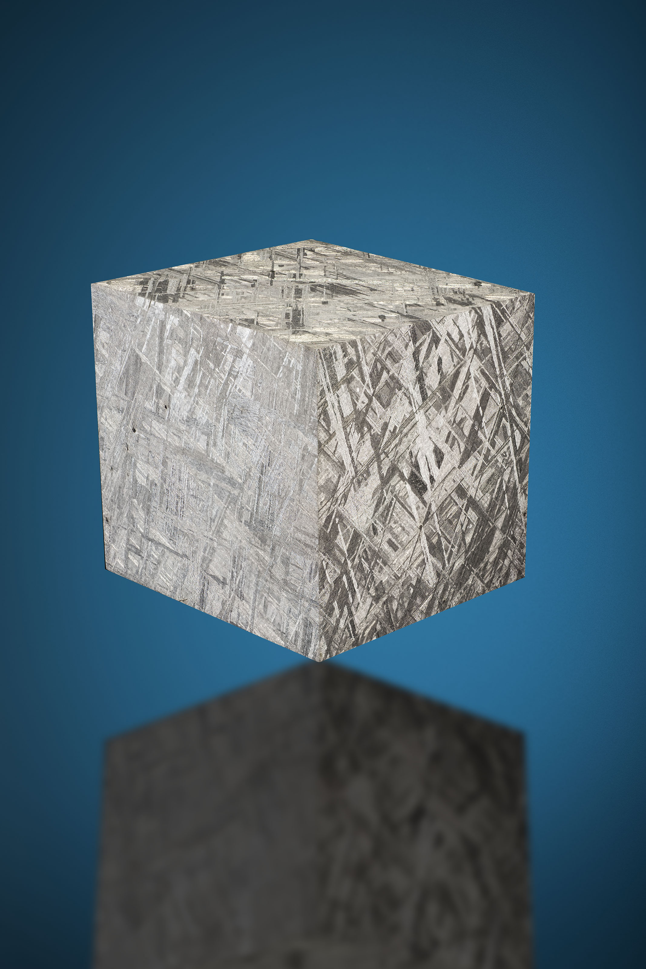 A MUONIONALUSTA METEORITE CUBE, IRON, FINE OCTAHEDRITE KIRUNA