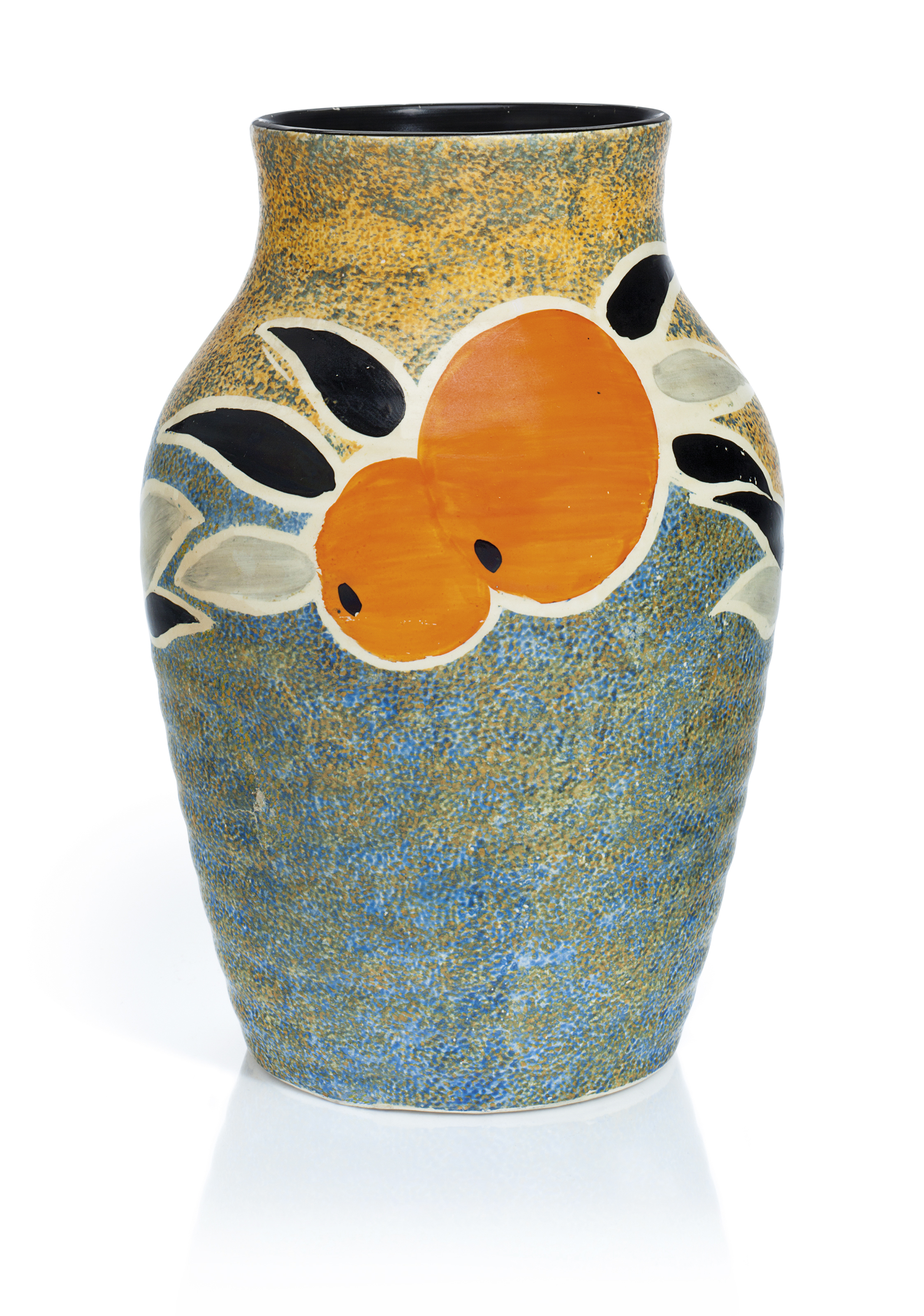 A Clarice Cliff Bizarre Vase Circa 1928 1936 Black Printed