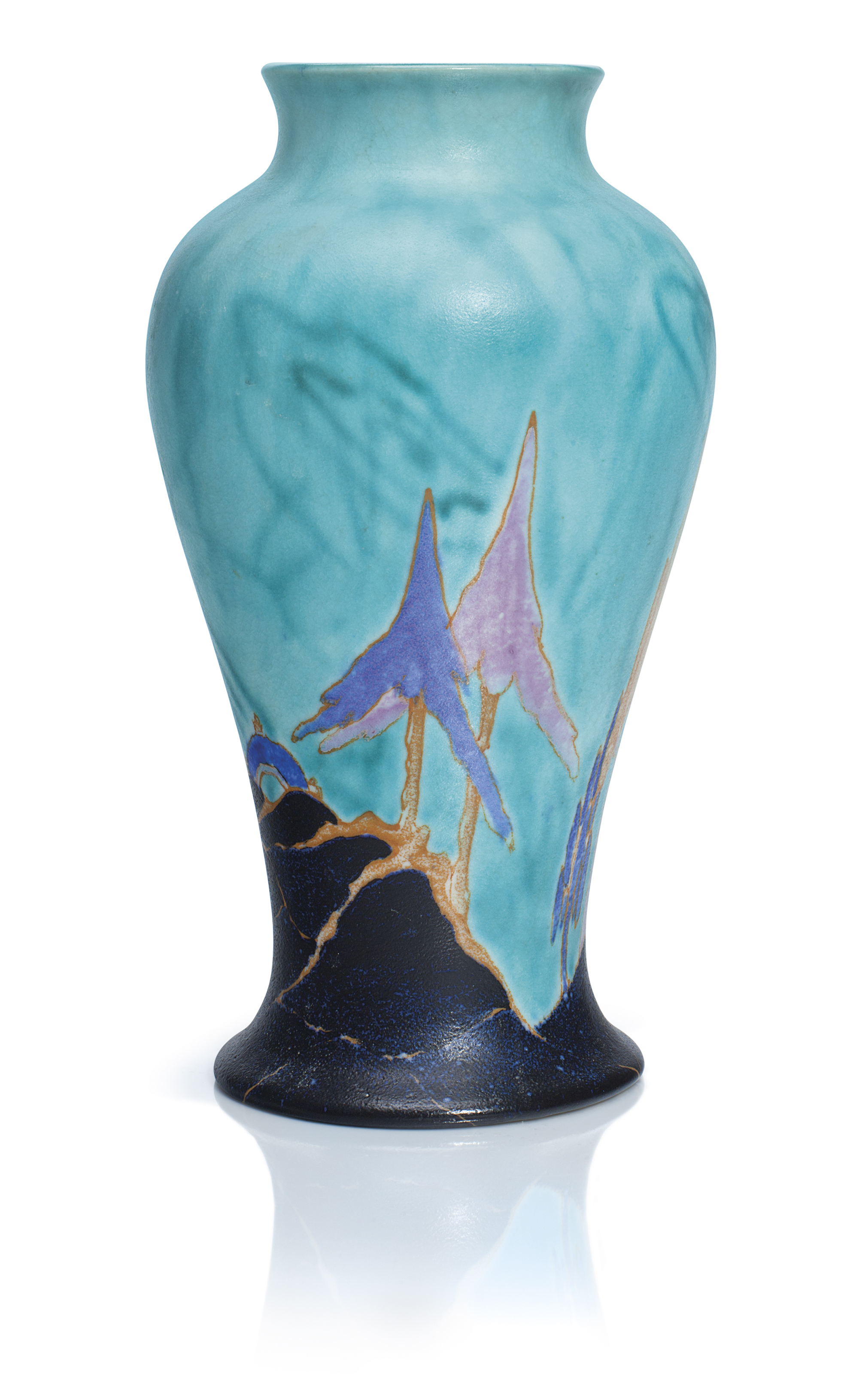 A CLARICE CLIFF 'BIZARRE' VASE, CIRCA 1928-1936, BLACK