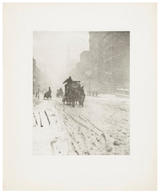 Alfred Stieglitz 1864 1946 Winter Fifth Avenue 1893 Christie S
