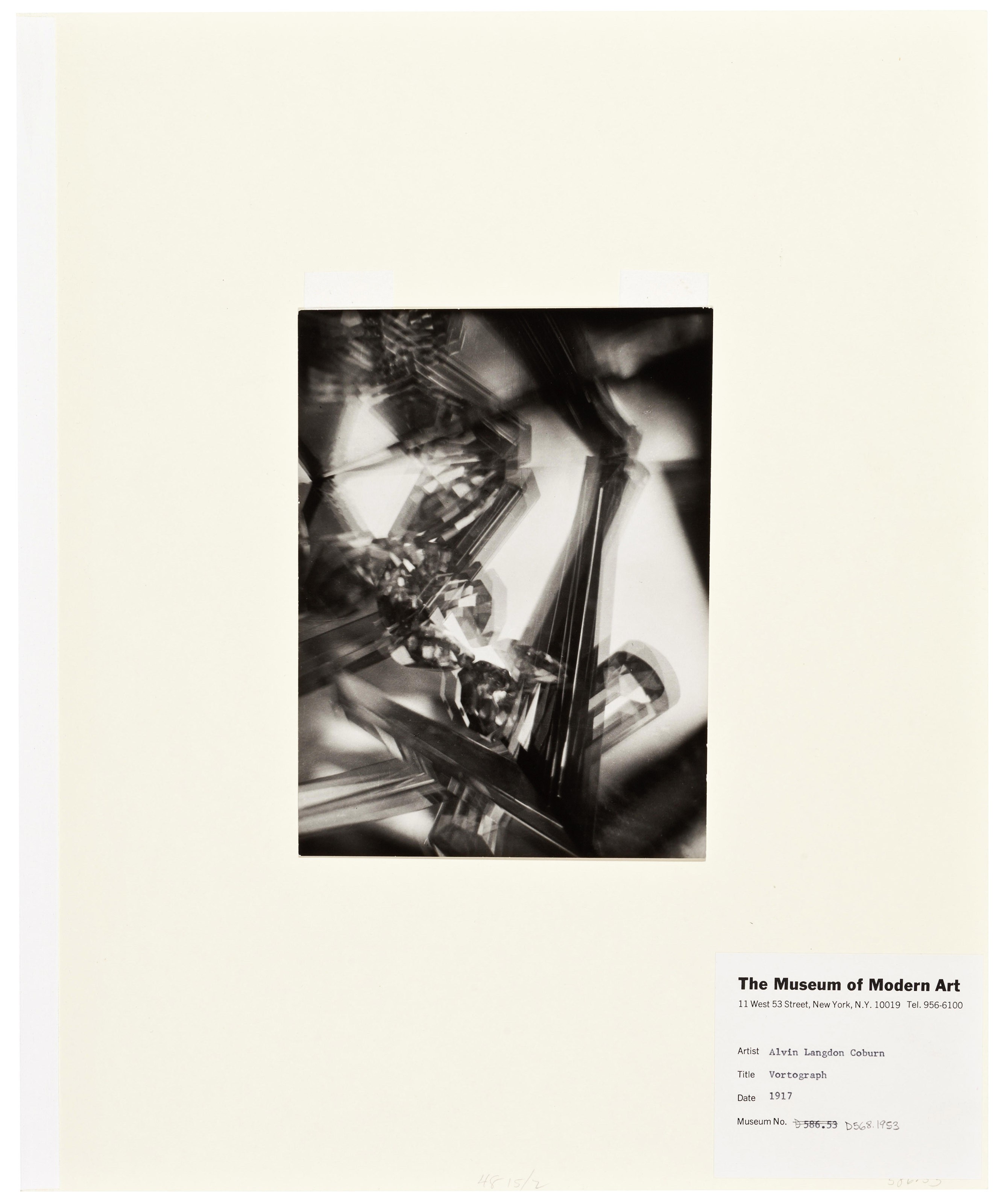 ALVIN LANGDON COBURN (1882–1966), Vortograph, 1917 | Christie's