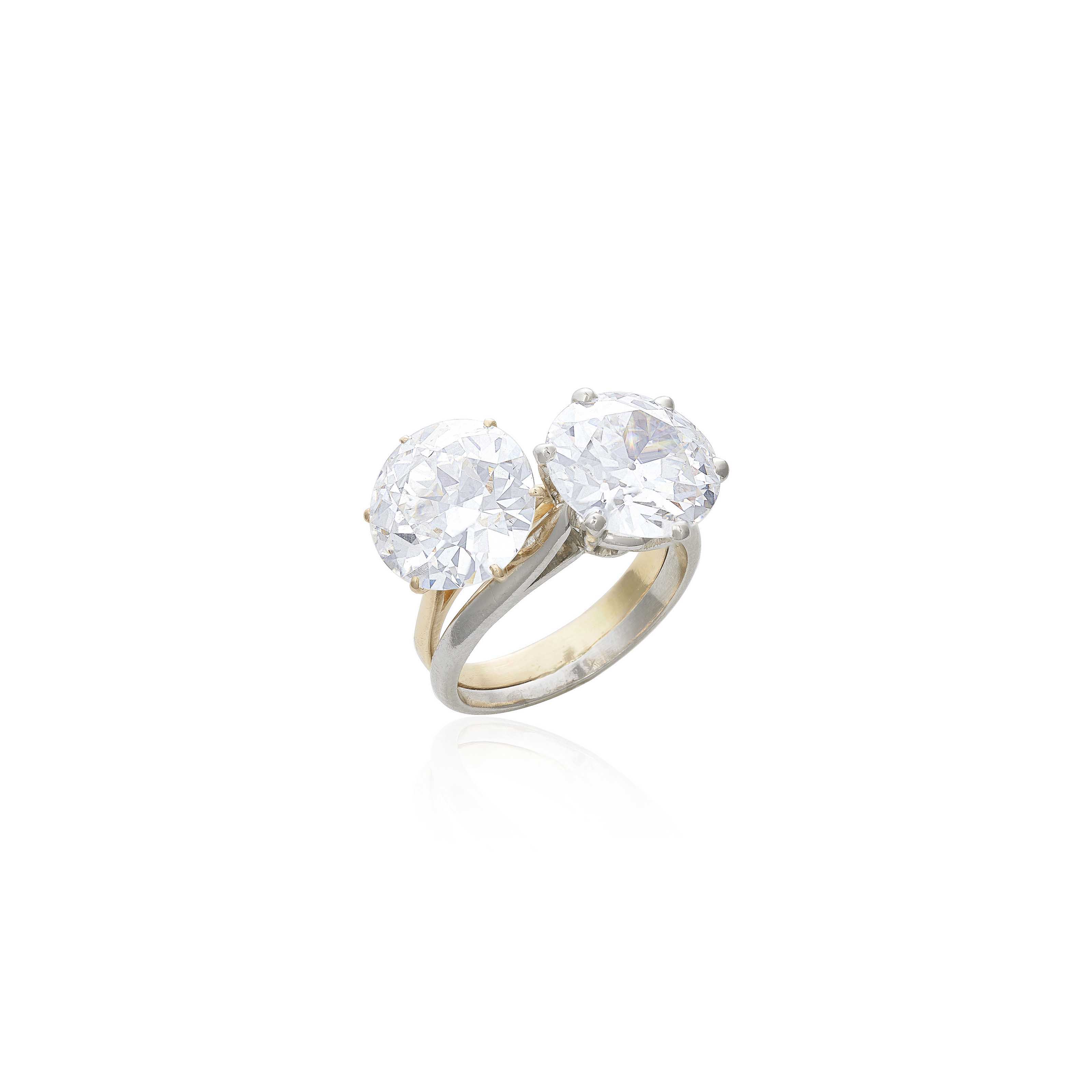 A Diamond Toi Et Moi Ring
