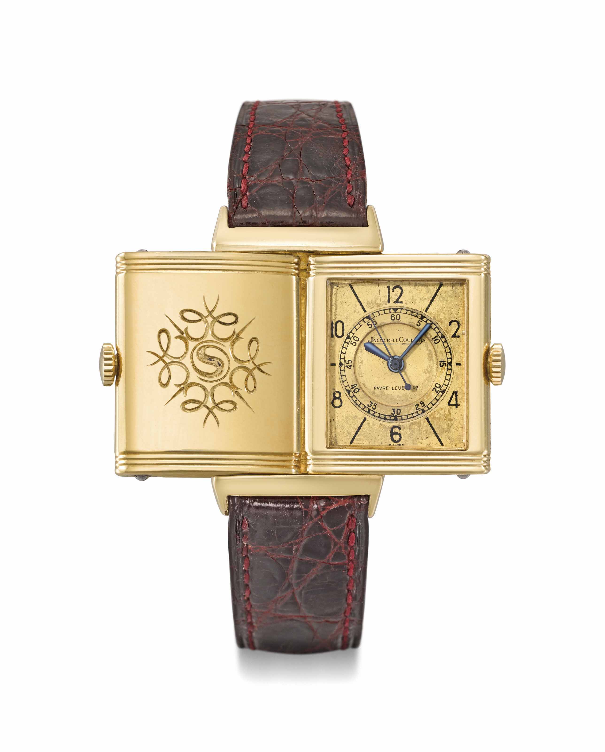 jaeger lecoultre rectangular watch