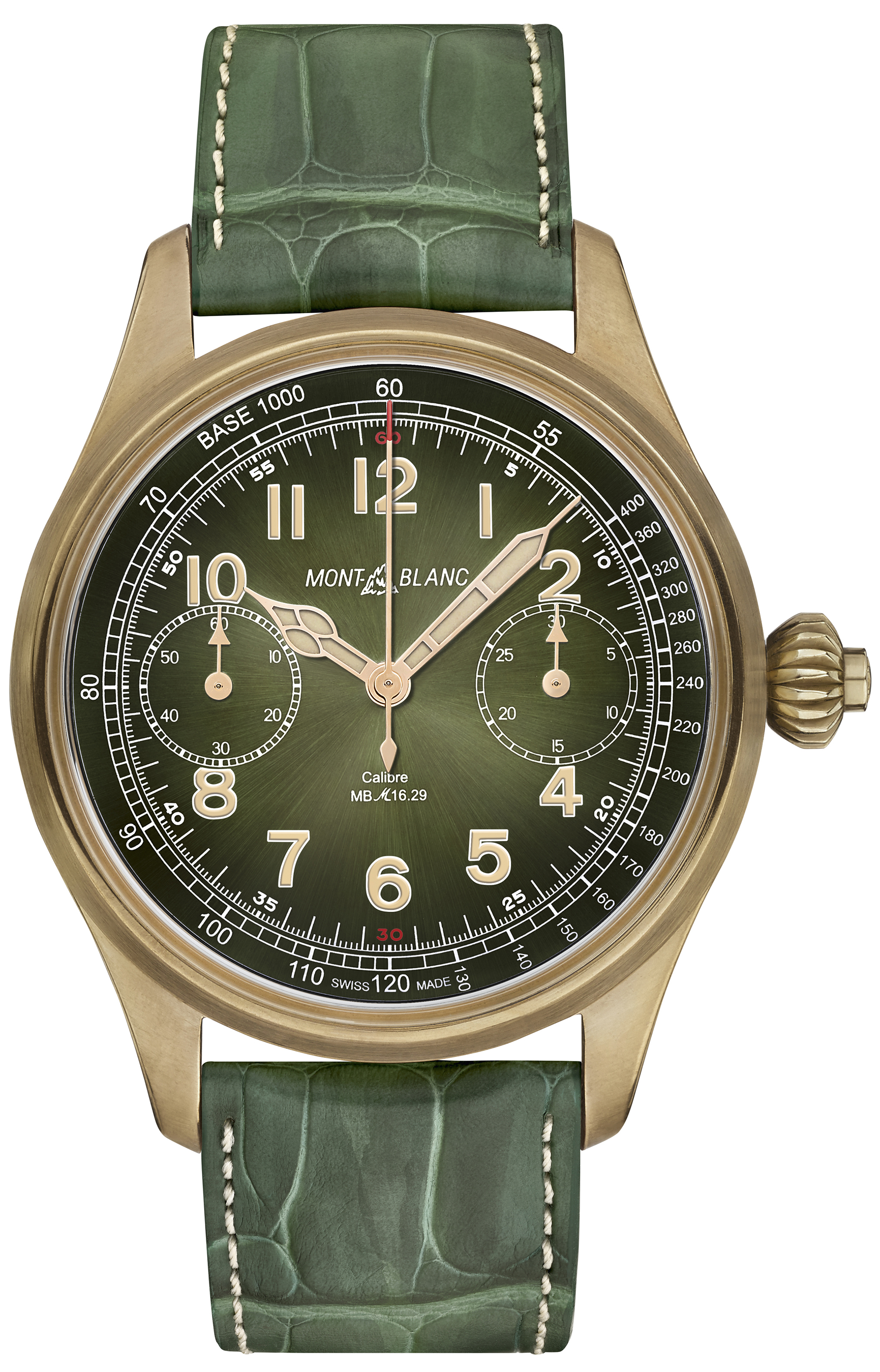 montblanc watch green