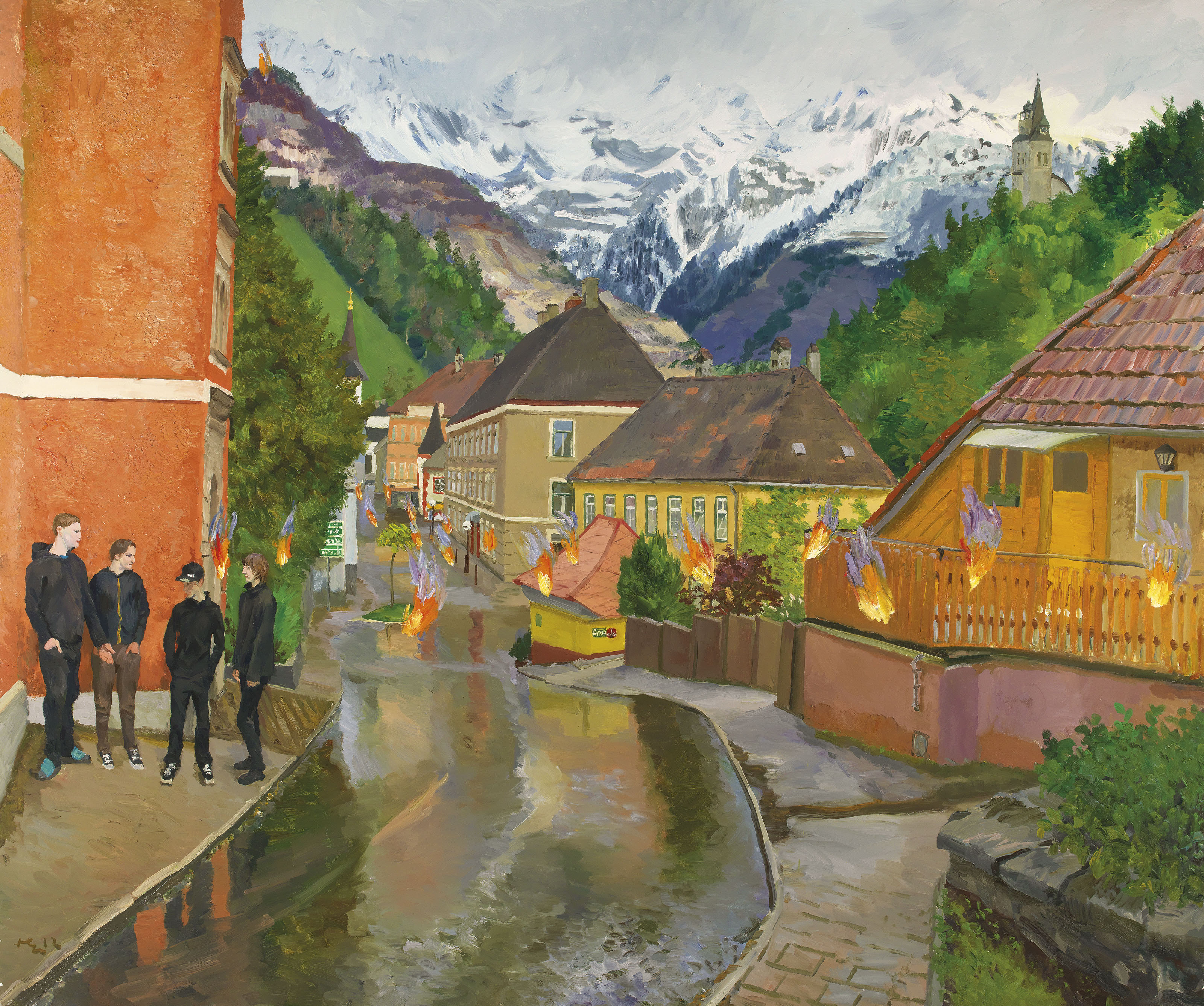 LIU XIAODONG (CHINA, B. 1963) , THE FIRE OF 1841 Christie's