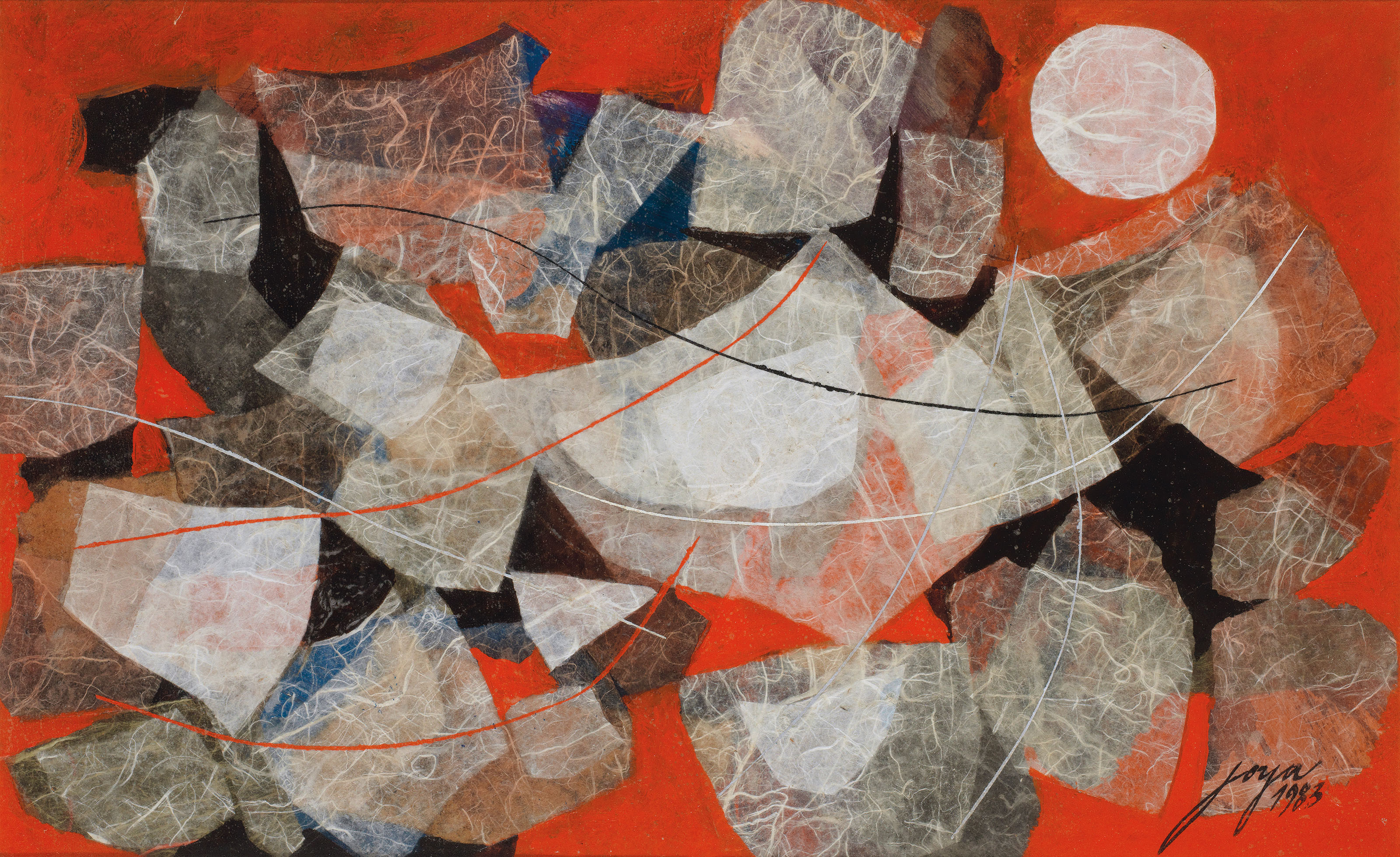 JOSÉ JOYA (PHILIPPINES, 1931-1995), PAPER MOON | Christie's, image size:3200x1959