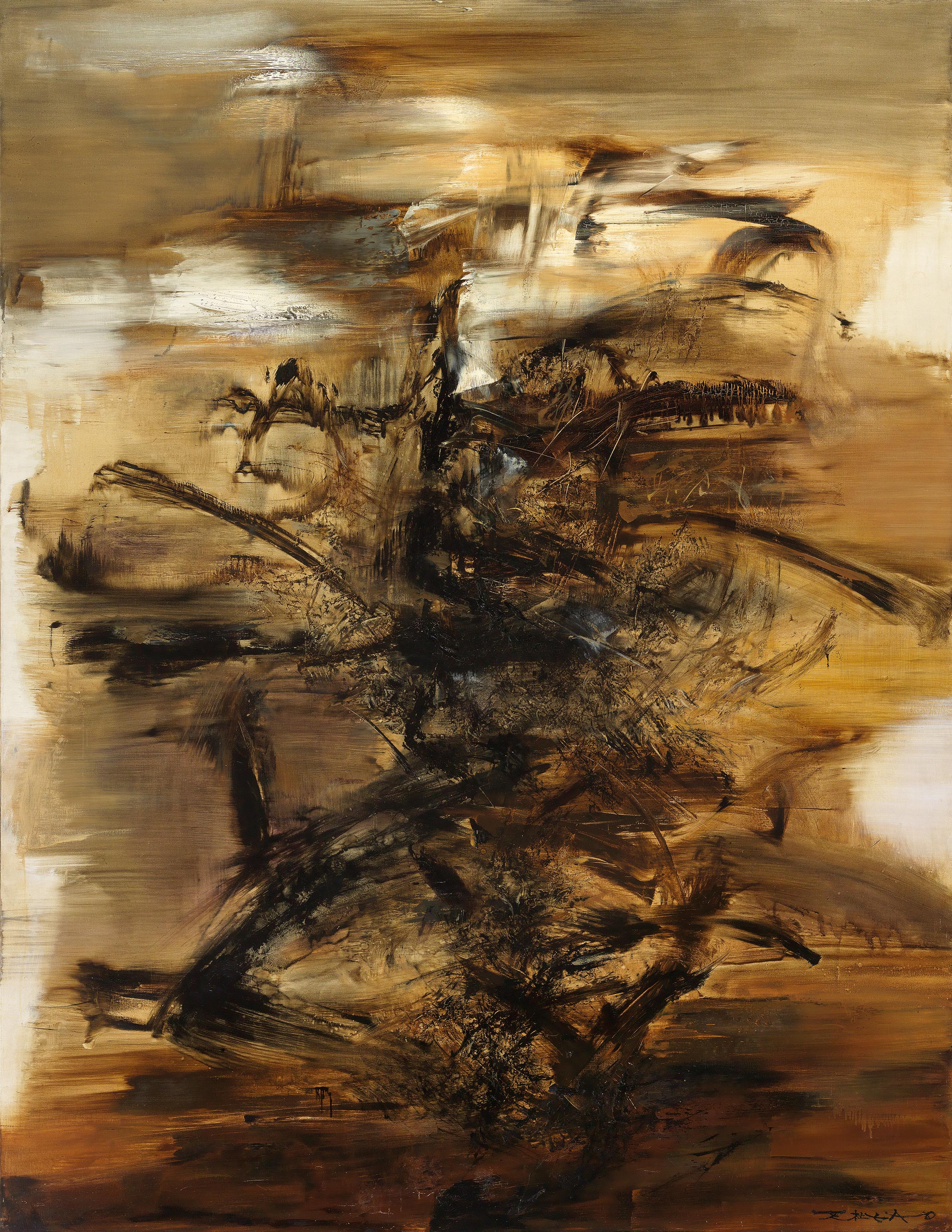趙無極 法國 中國 19 13 29 01 64 1960s Paintings Christie S
