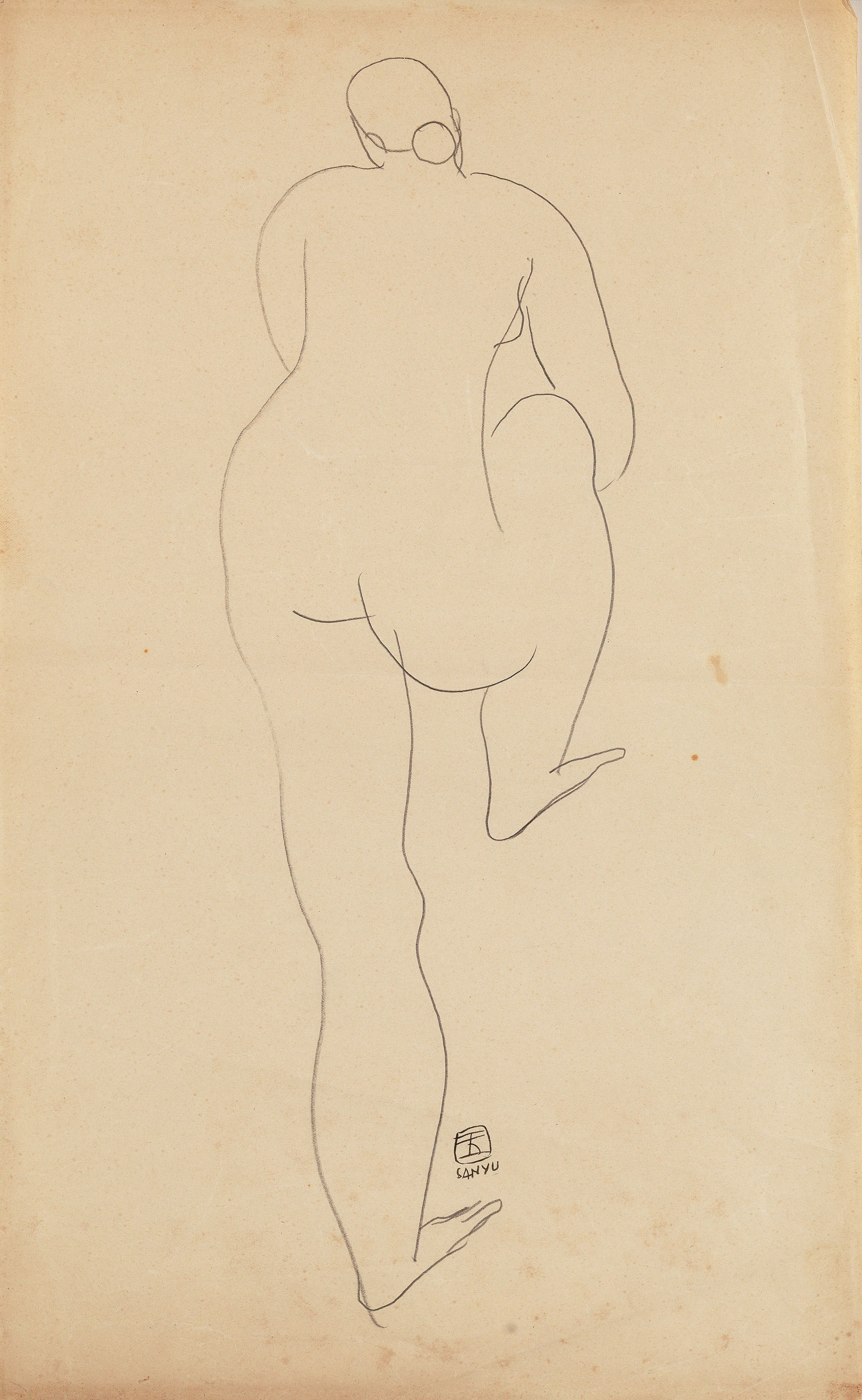 Standing Nude