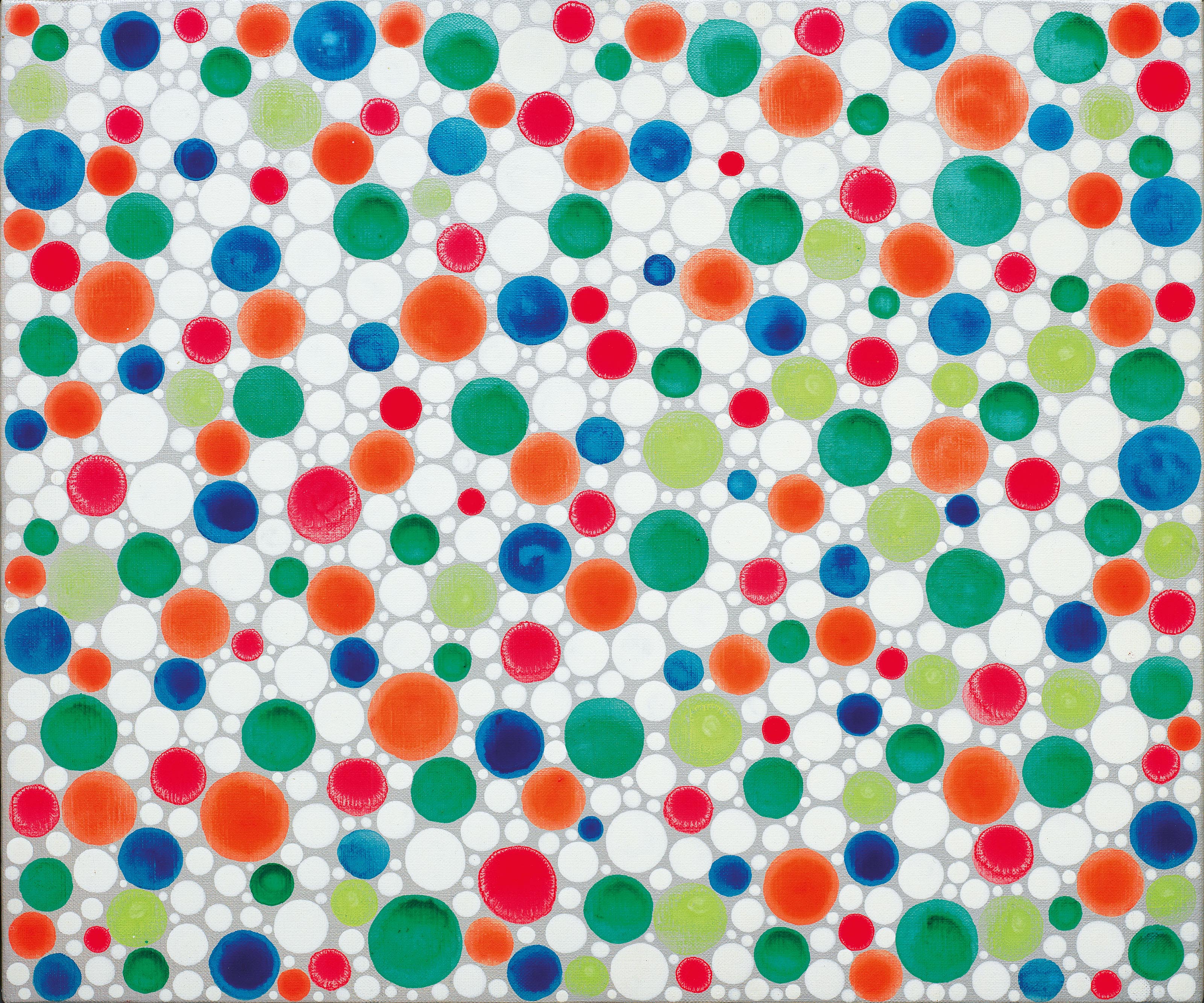 草間彌生 日本 1929年生 圓點的痴迷 Oweng 00s Paintings Christie S