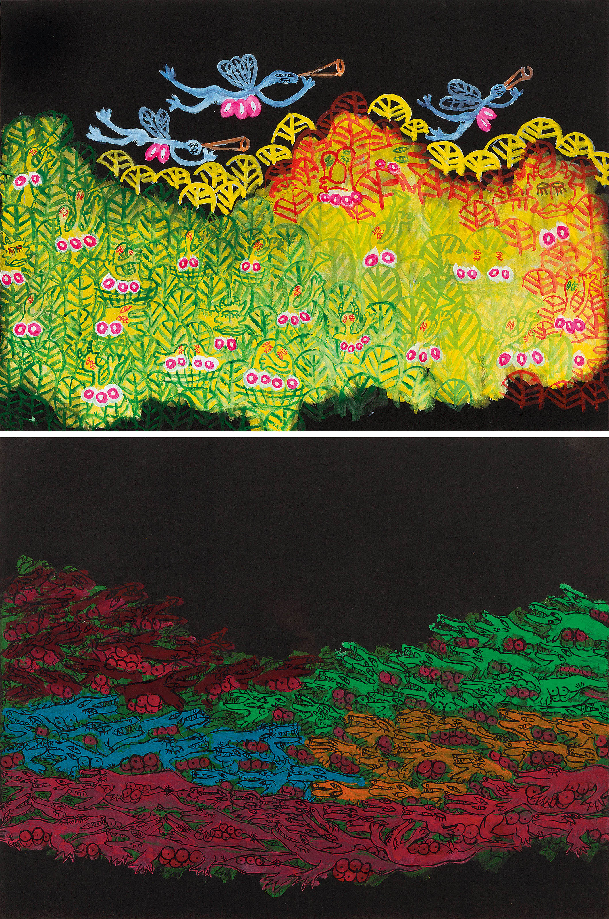 周春芽(中國, 1955年生), 桃花系列| Christie's