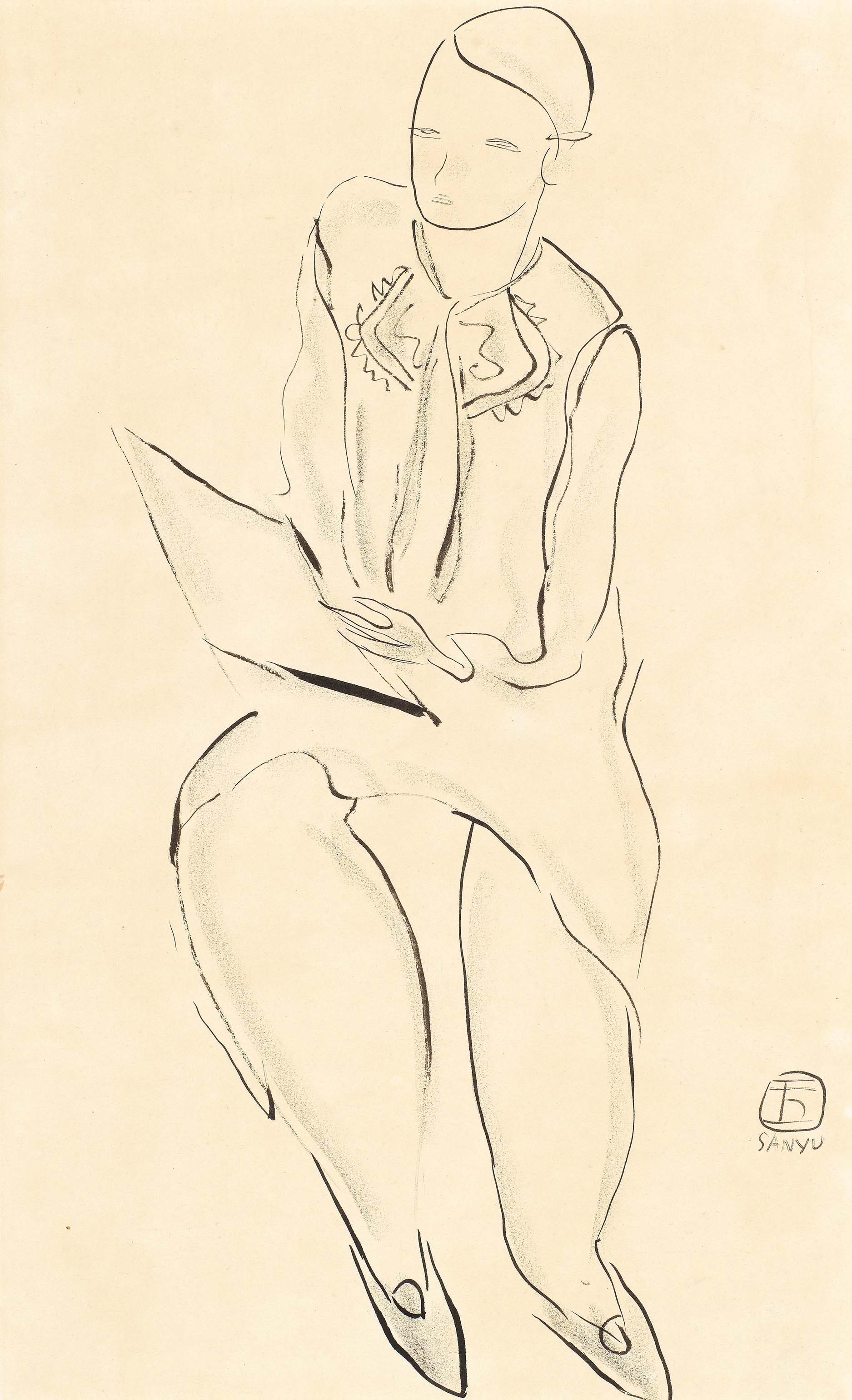 Modèle à l'académie (Woman at the Academy)