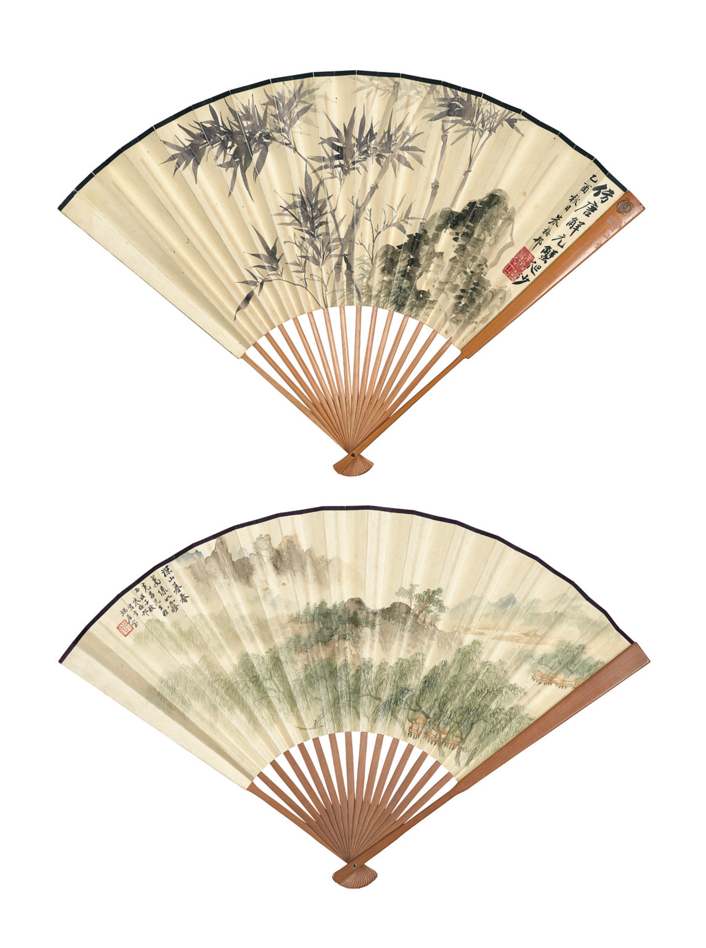 Bamboo/Spring Landscape