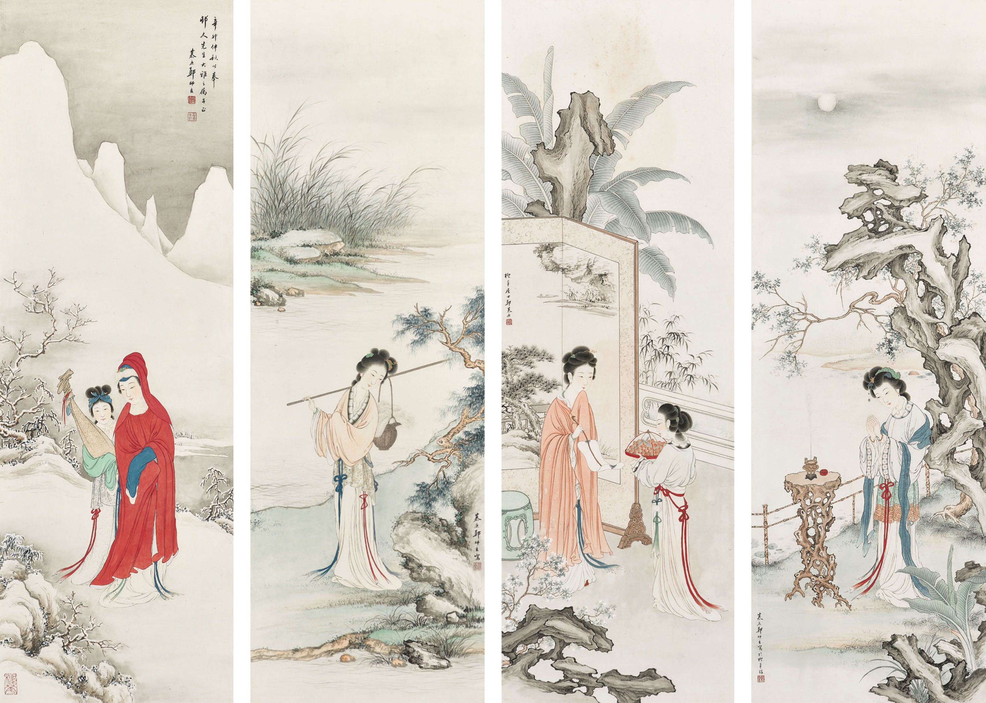 何香凝, 墨梅水墨紙本立軸| Christie's