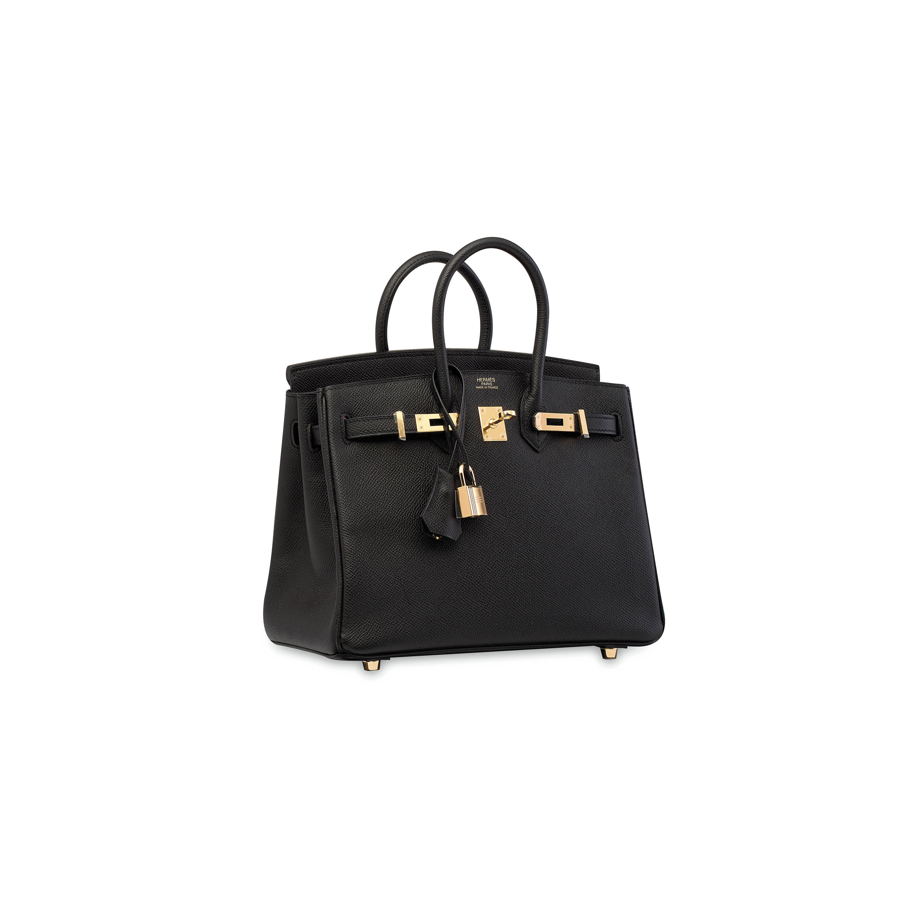 Birkin 25 black outlet gold hardware