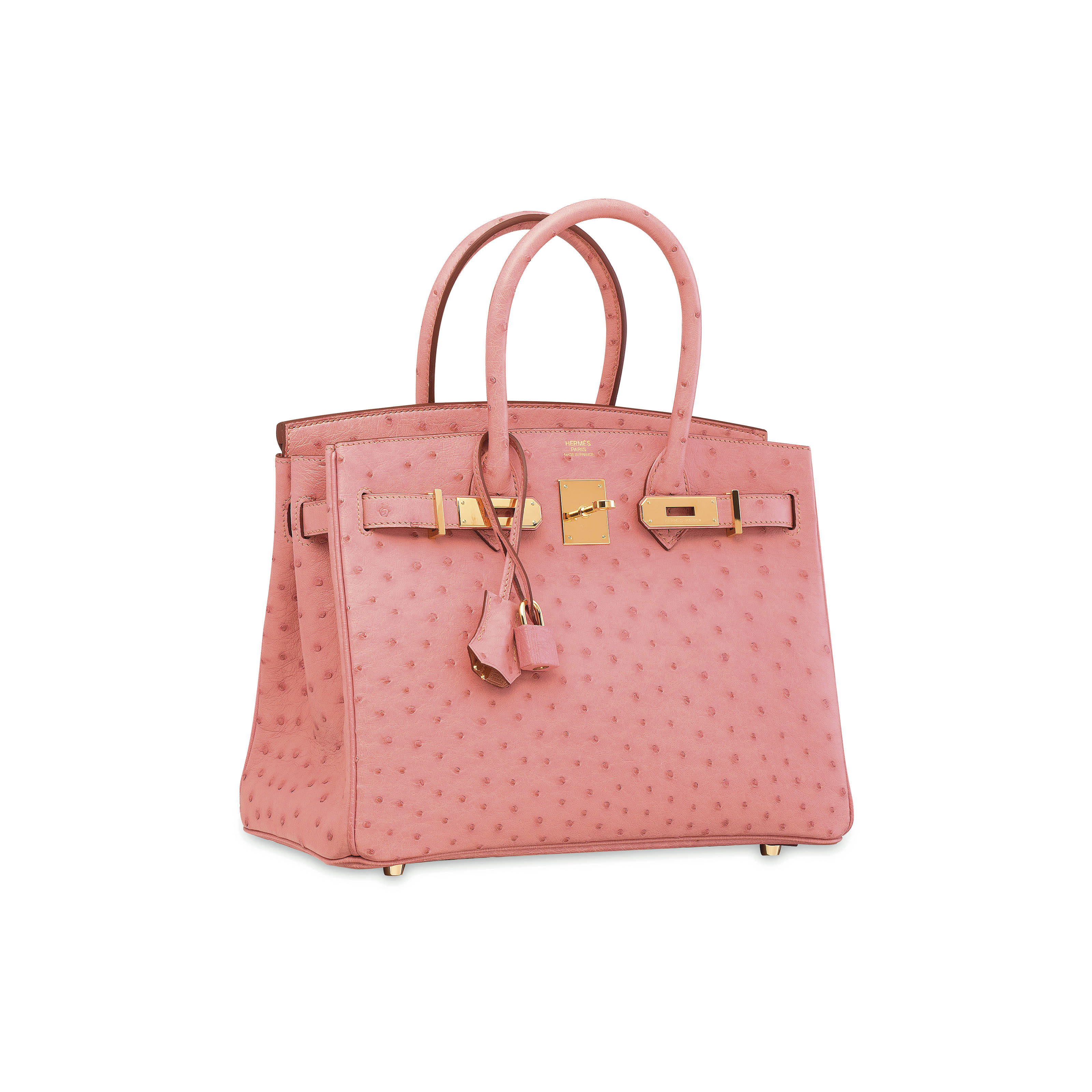 hermes pink ostrich birkin bag