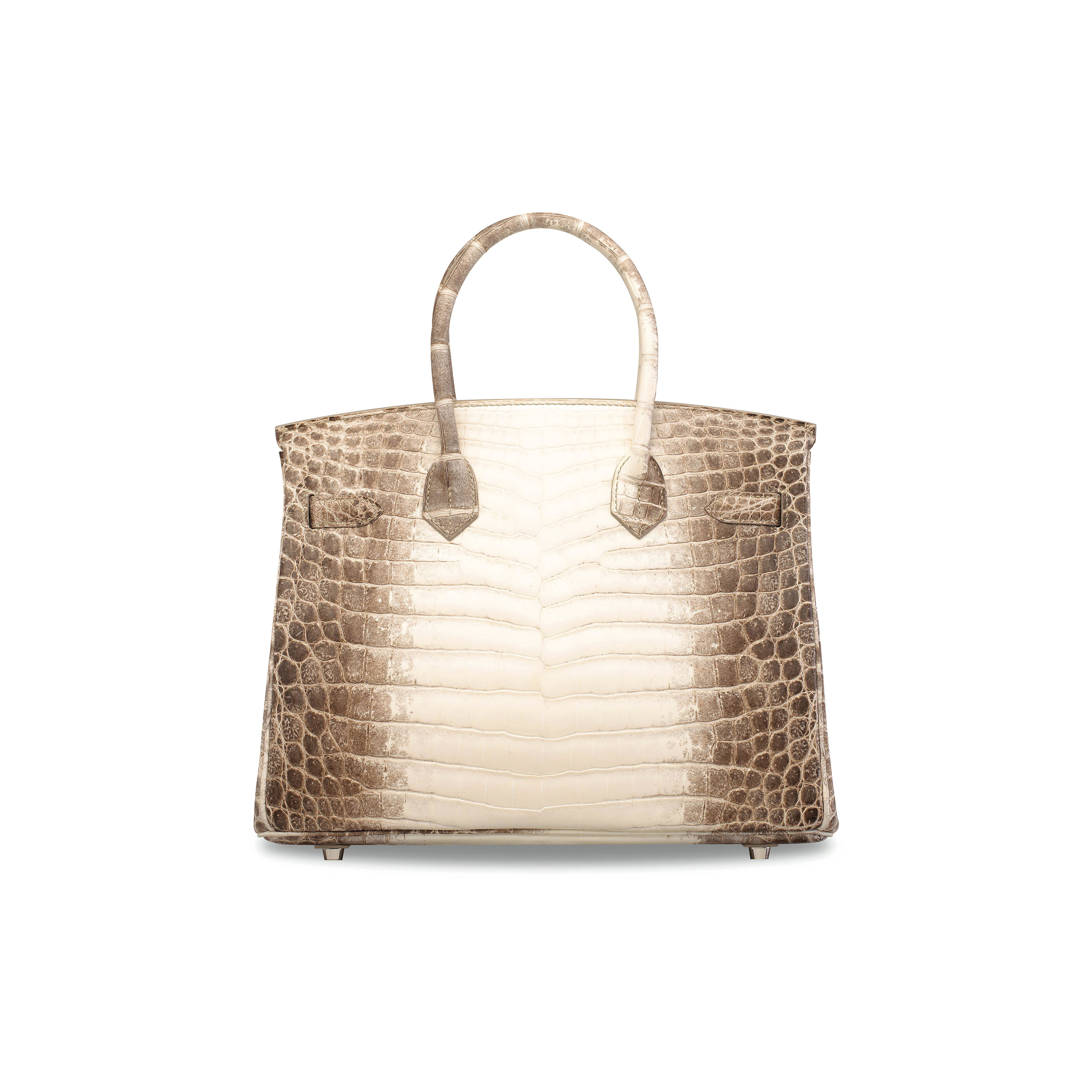 An Exceptional Matte White Himalaya Niloticus Crocodile Diamond Birkin 30 With 18k White Gold Diamond Hardware Hermes 2014 21st Century Bags Christie S