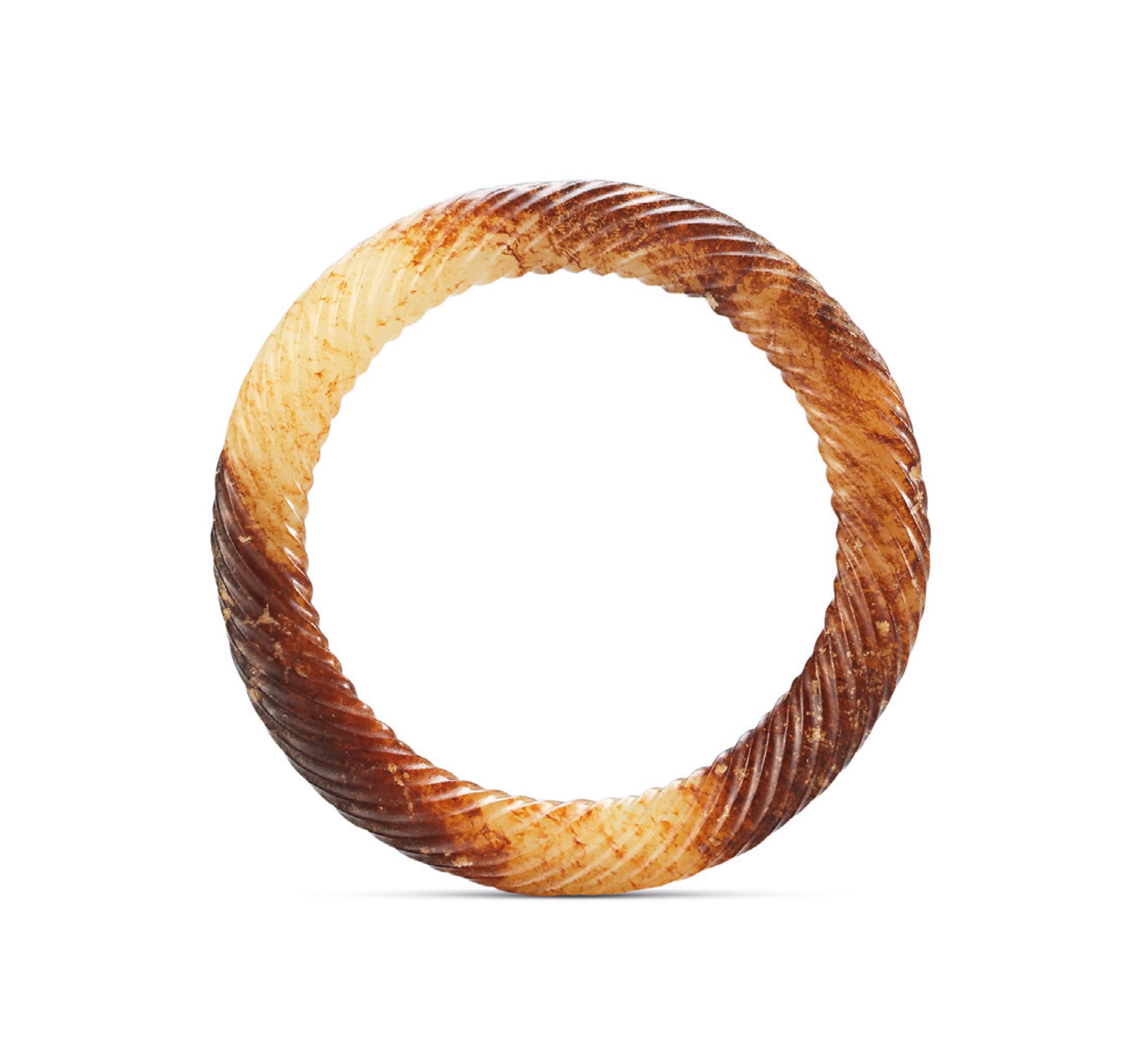 A JADE ‘ROPE TWIST’ RING