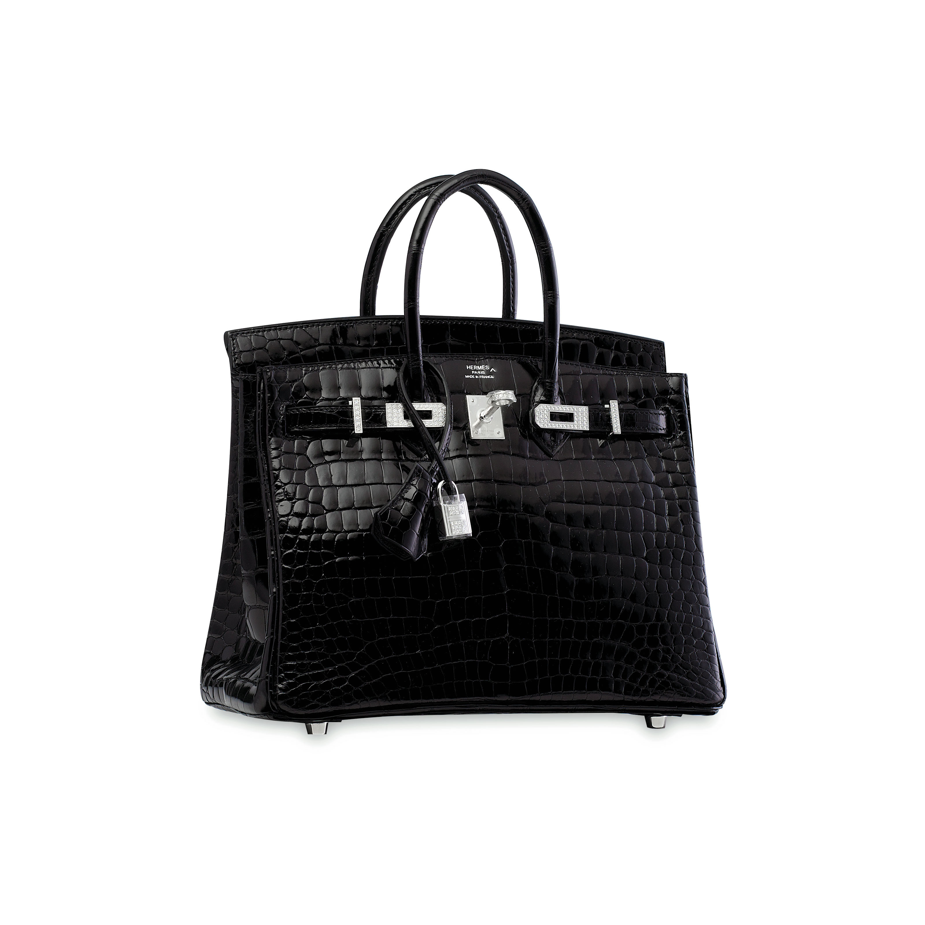 hermes diamond crocodile birkin bag