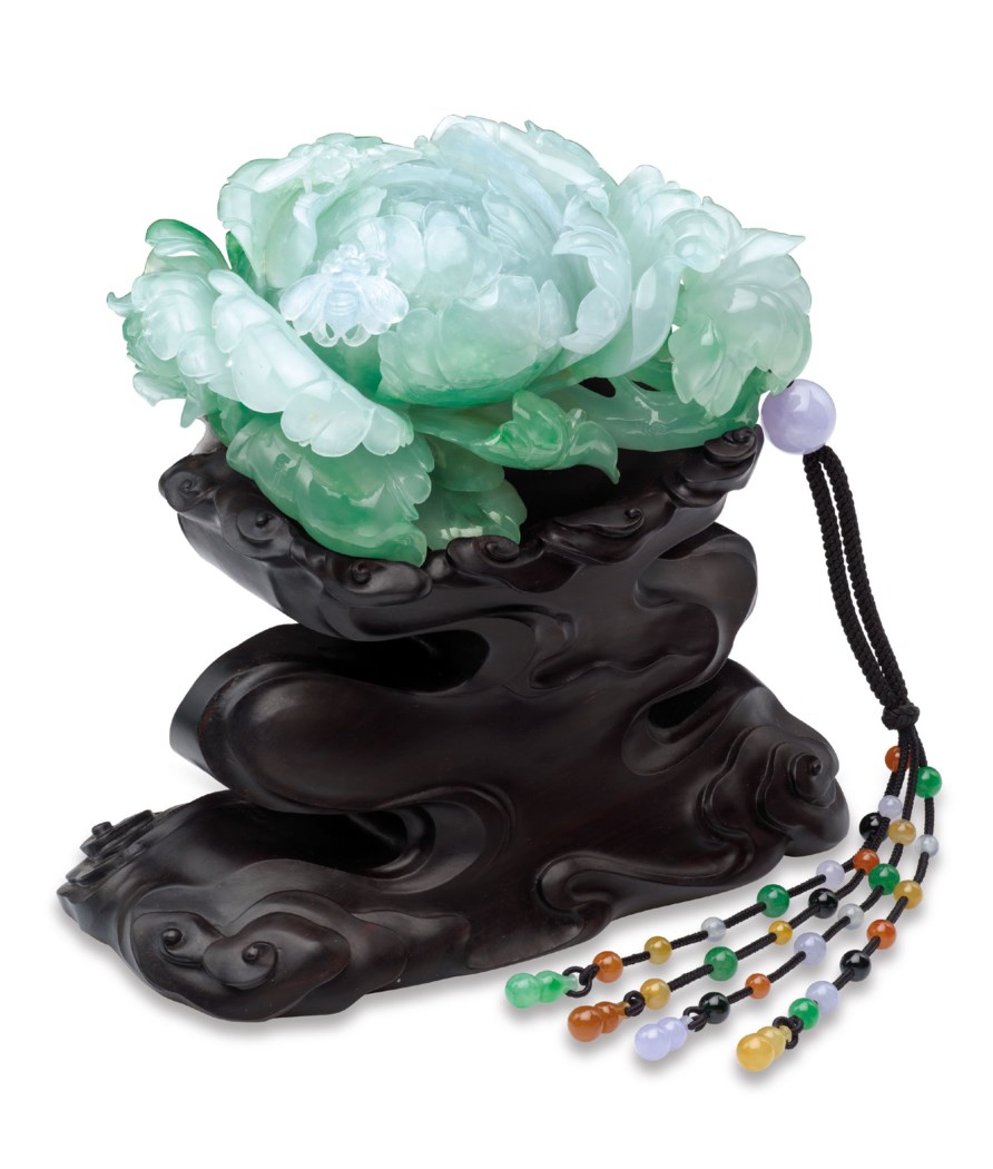 A JADEITE CARVING Christie's