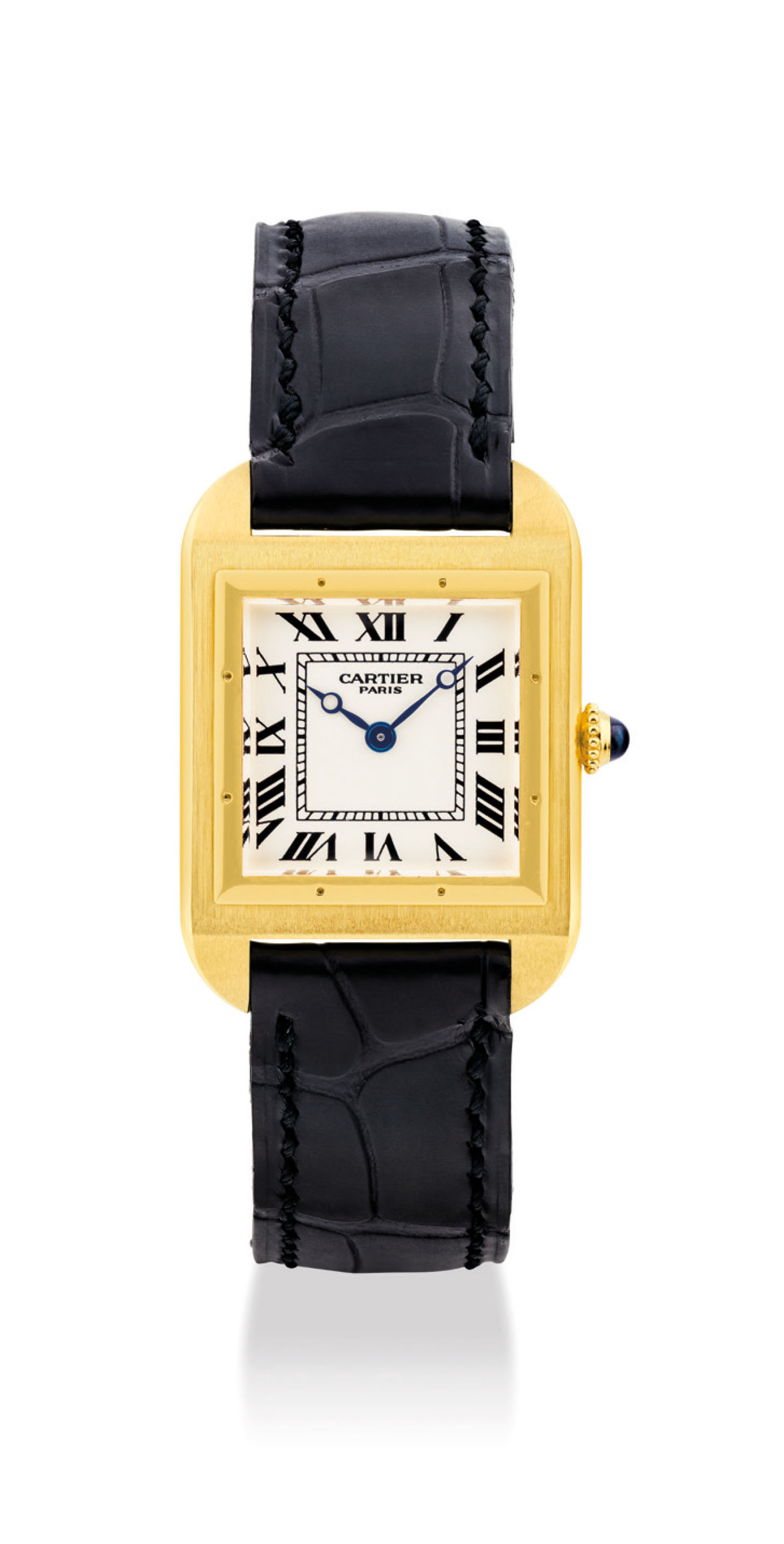 CARTIER. A FINE AND RARE 18K GOLD 