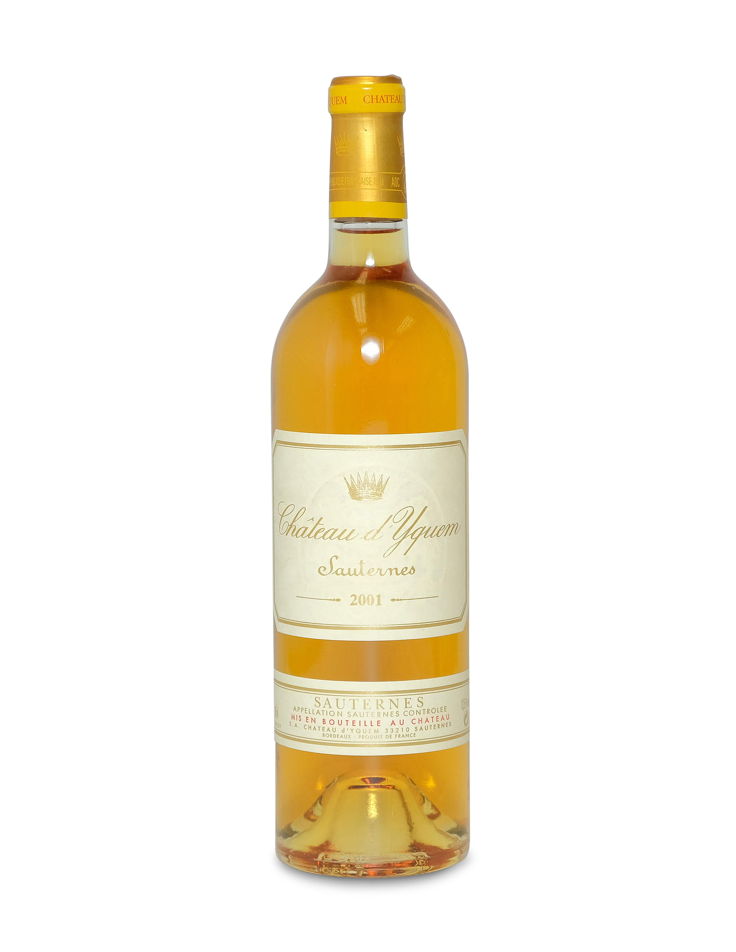 Château d'Yquem 2001, Sauternes, 1er grand cru classé | Christie’s