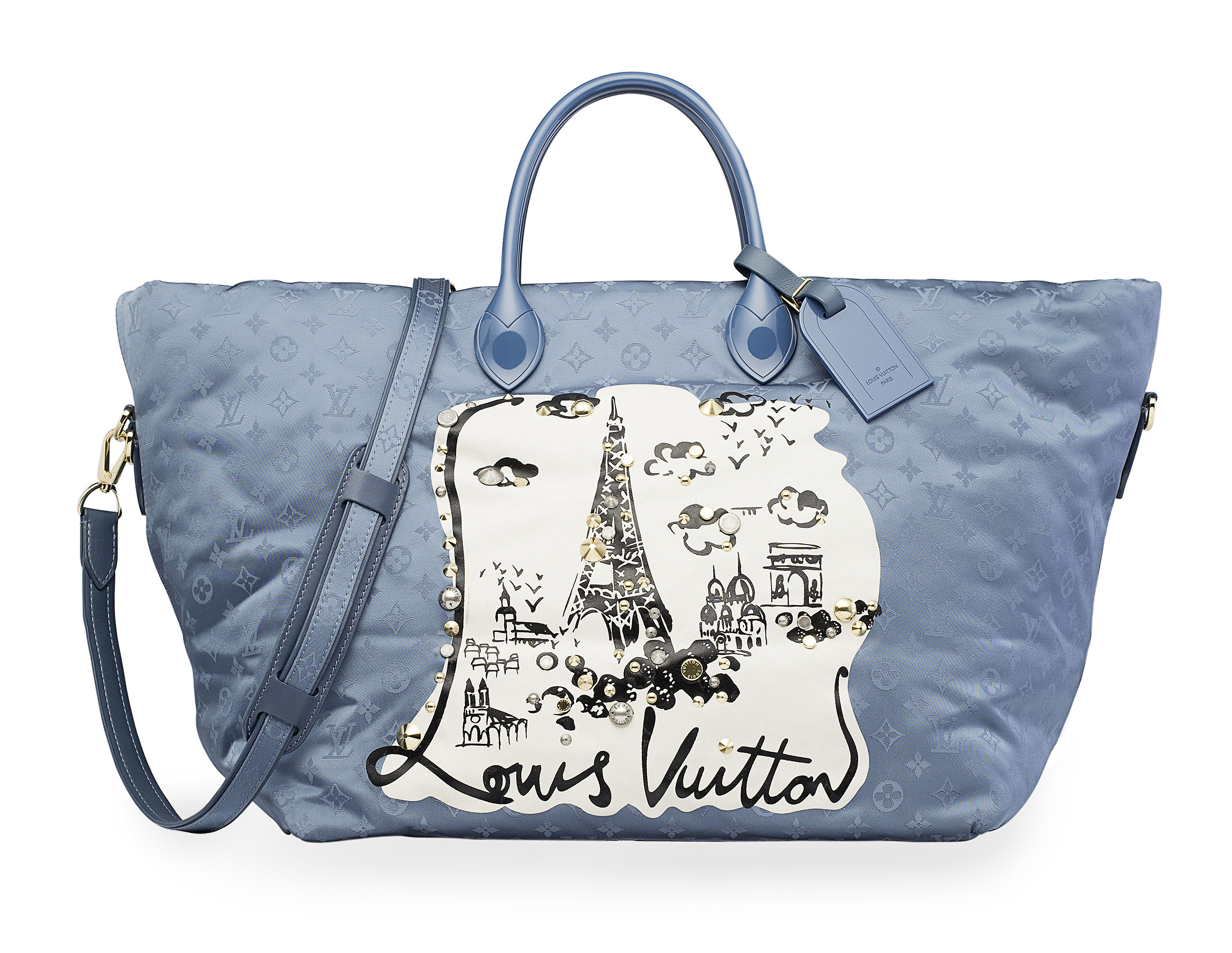 A Turquoise Canvas Monogram Nouvelle Vague La Tour Eiffel Bag With Gold Hardware Louis Vuitton 12 Christie S