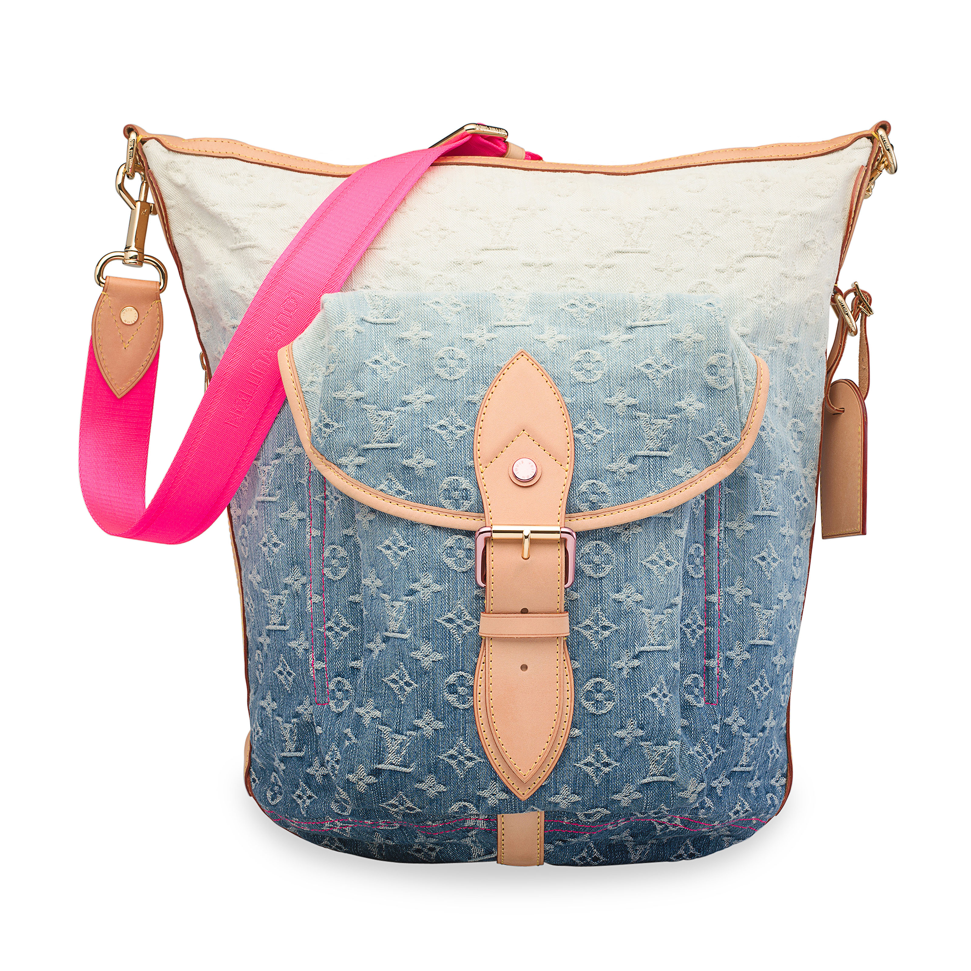 louis vuitton sunburst denim bag