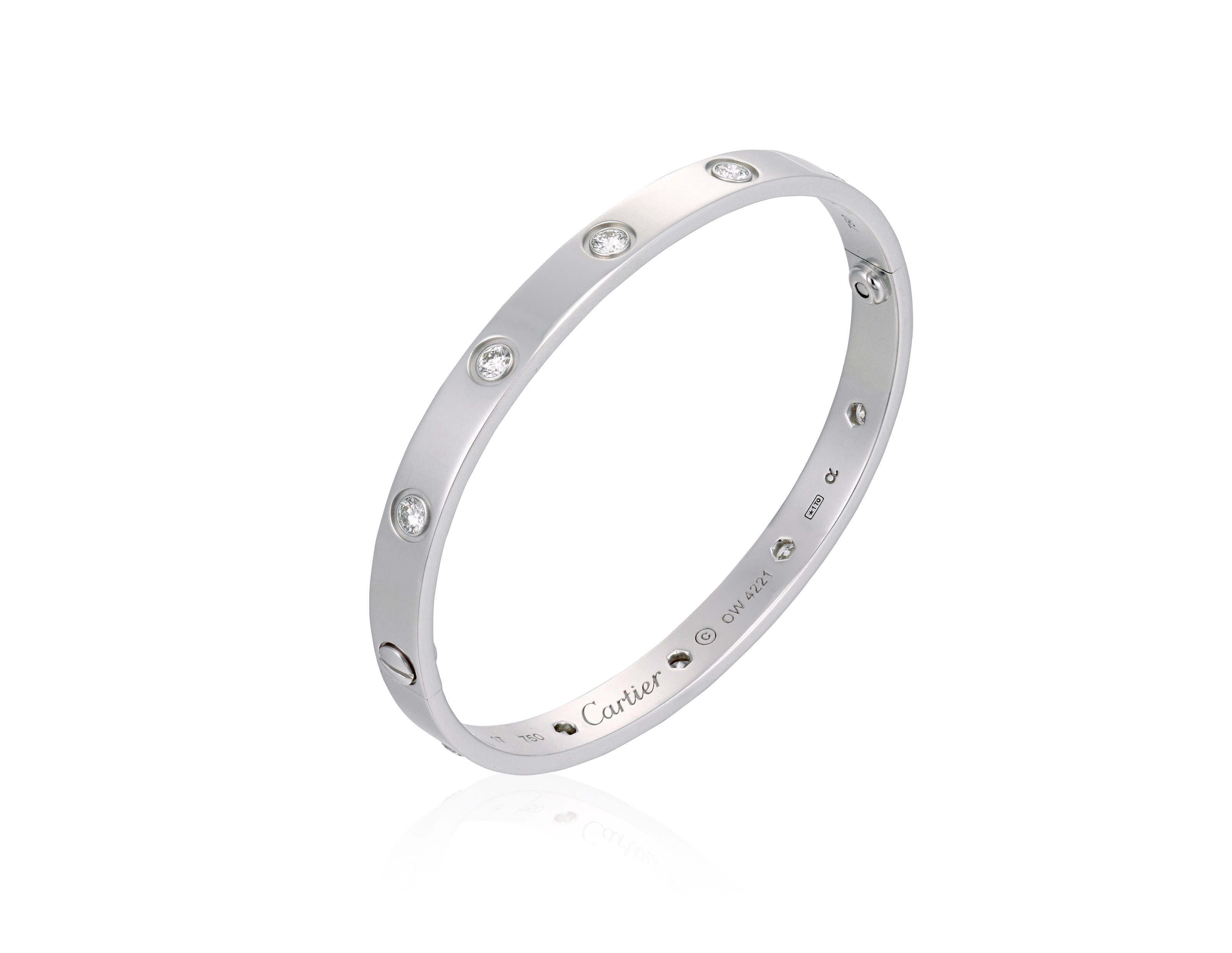 CARTIER 'LOVE' DIAMOND BANGLE, Christie’s