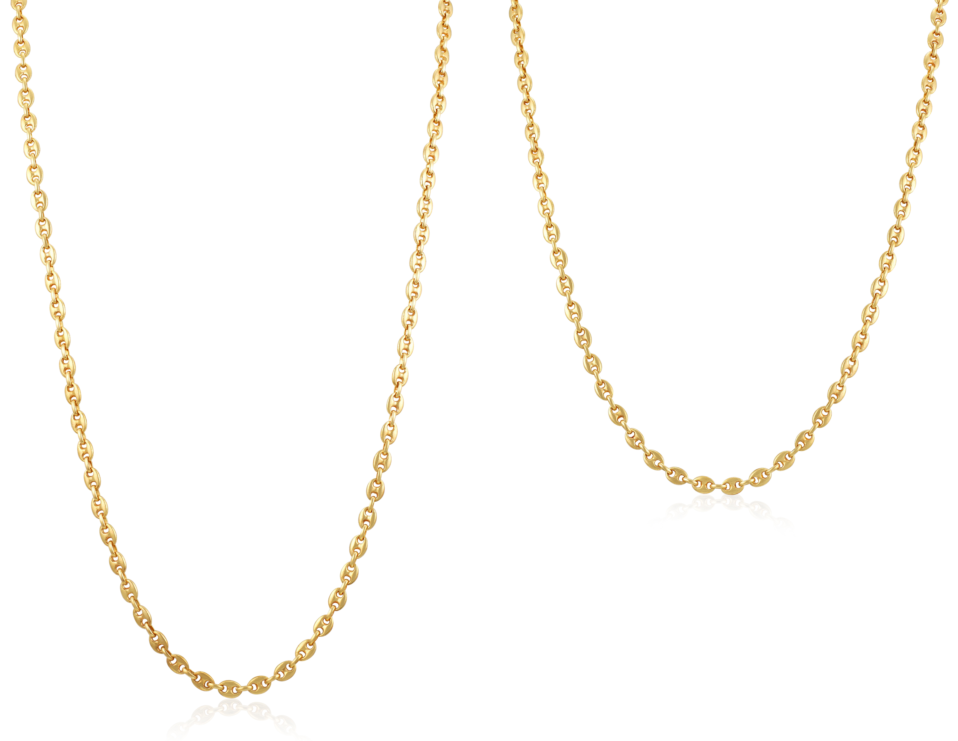 Two chain necklace gold clearance