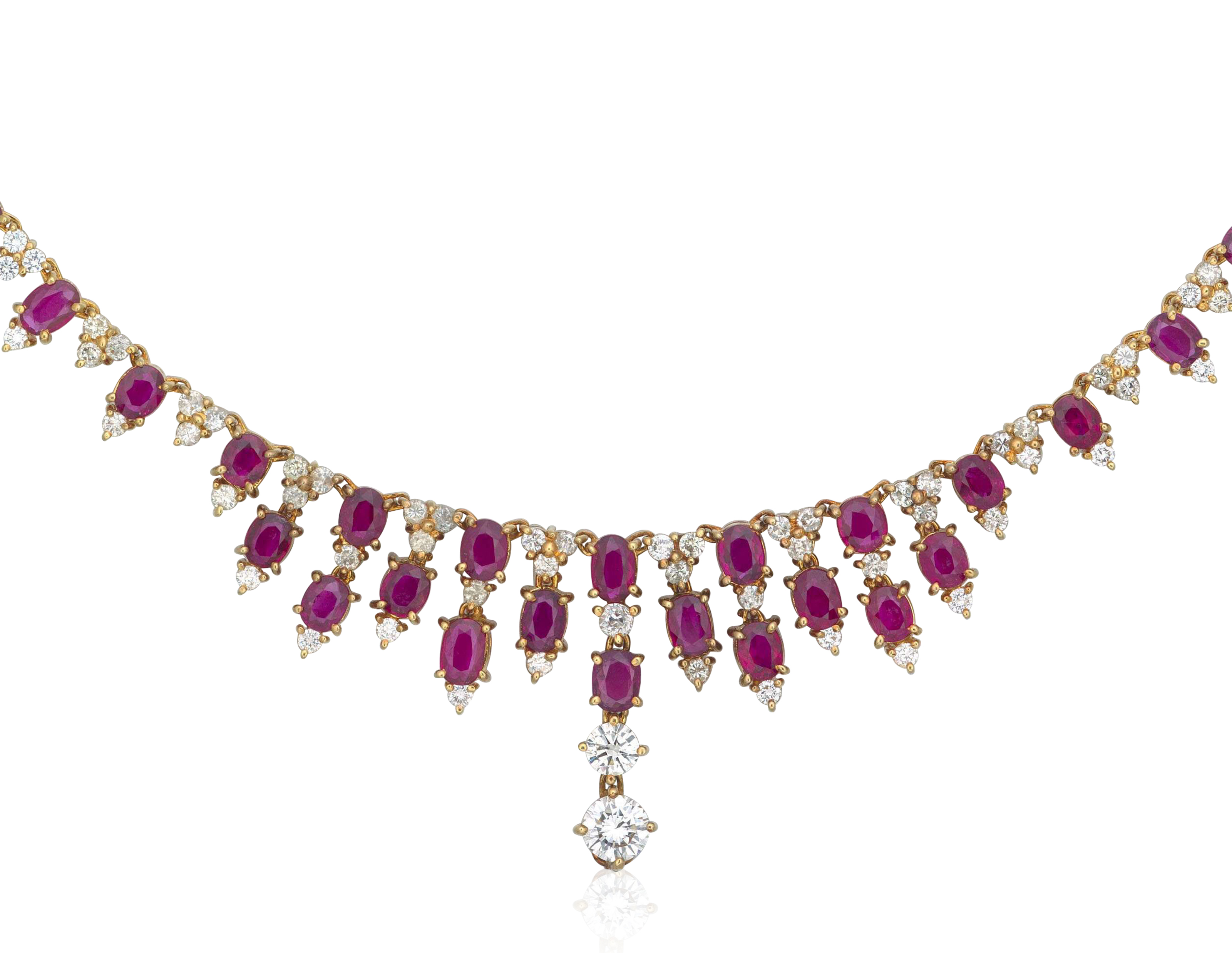 RUBY AND DIAMOND NECKLACE, Christie’s