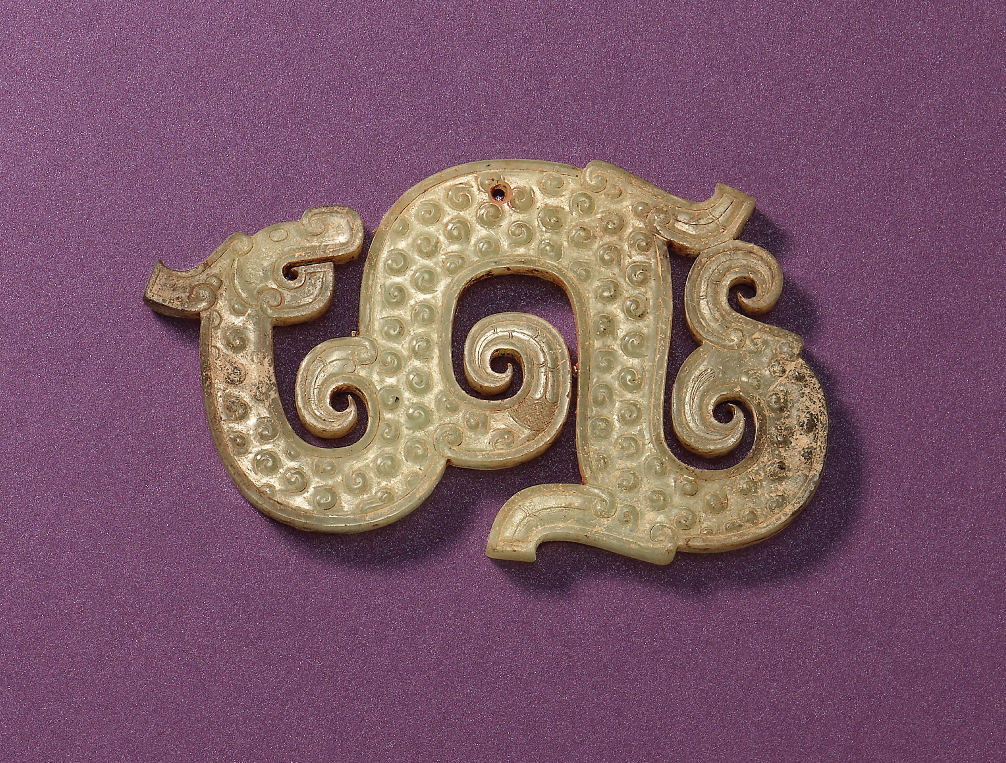 A JADE DRAGONFORM PENDANT , HAN DYNASTY (206 BC220 AD) Christie's