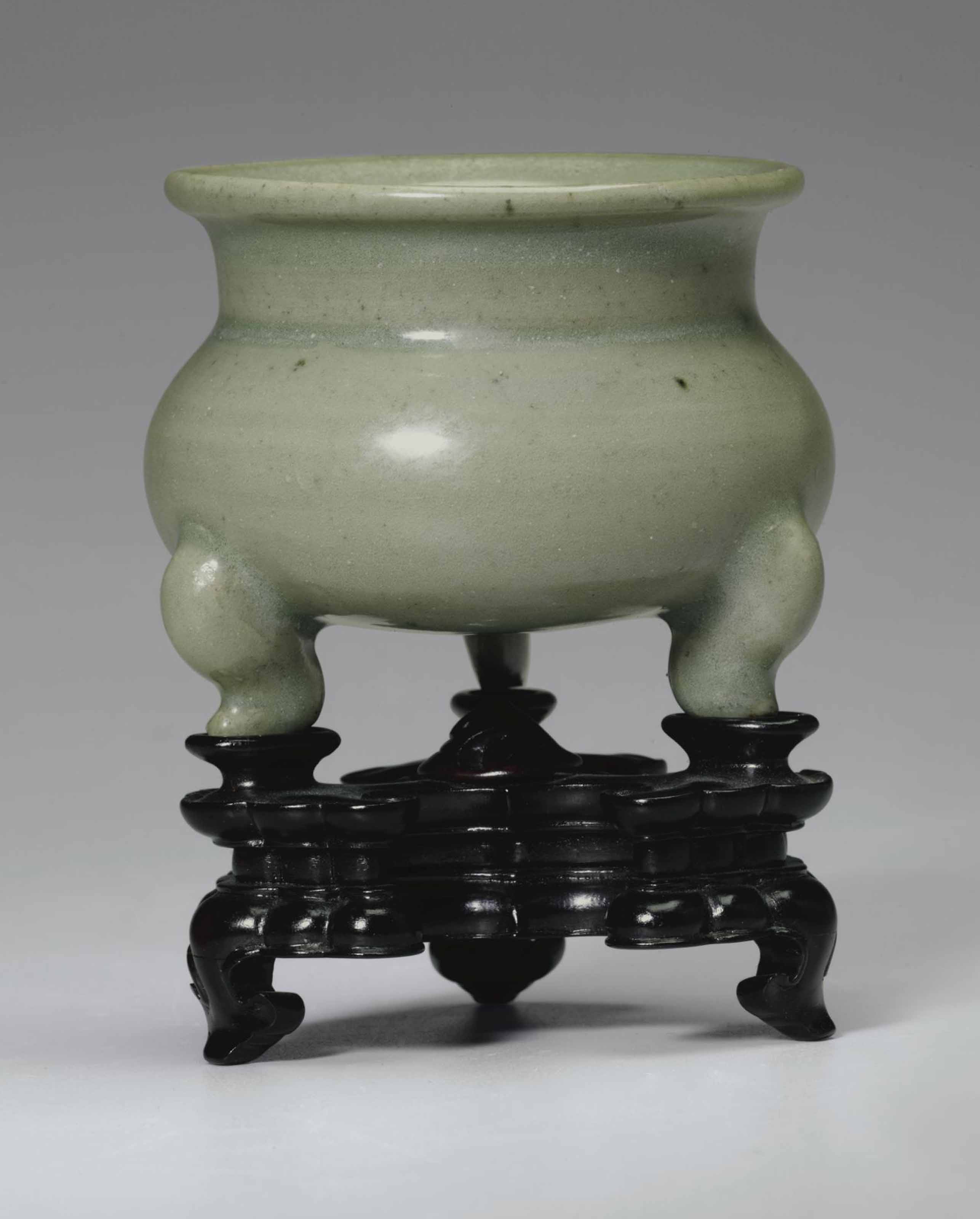 宋/金鈞窯綠釉小爐, SONG-JIN DYNASTY, 11TH-13TH CENTURY