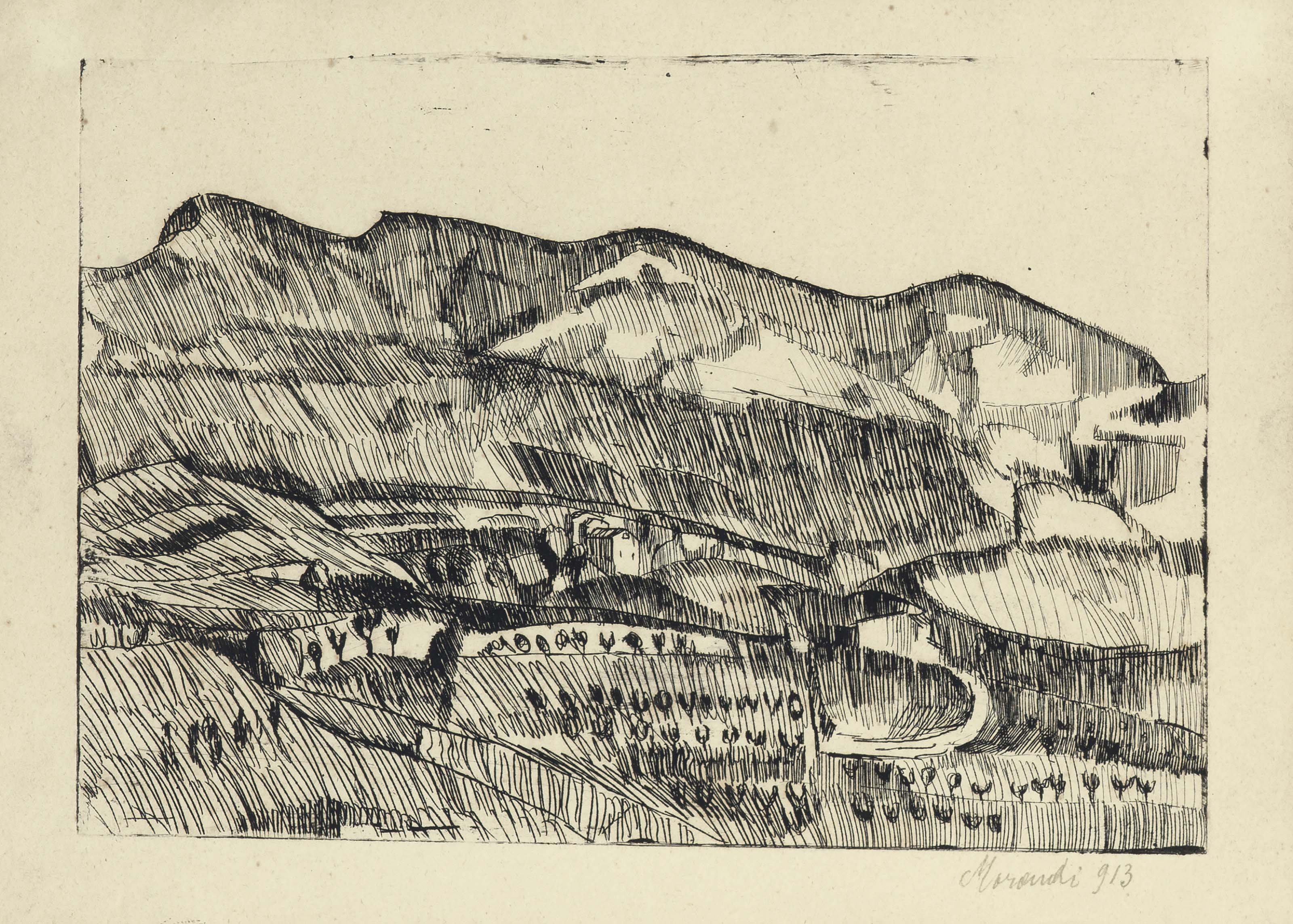 GIORGIO MORANDI (1890-1964), Paesaggio Grizzana | Christie's
