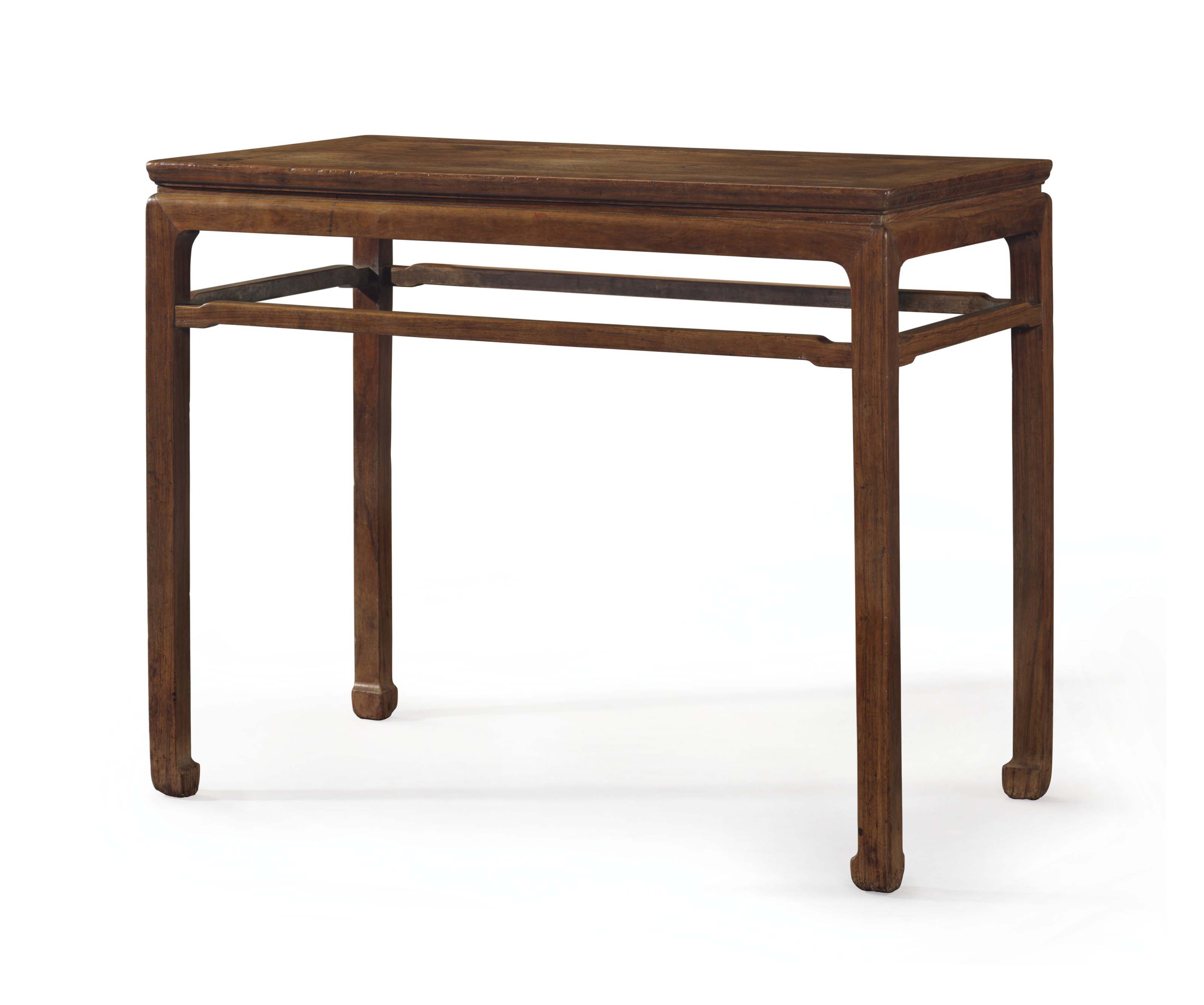 A Huanghuali Rectangular Corner Leg Side Table Banzhuo 17th