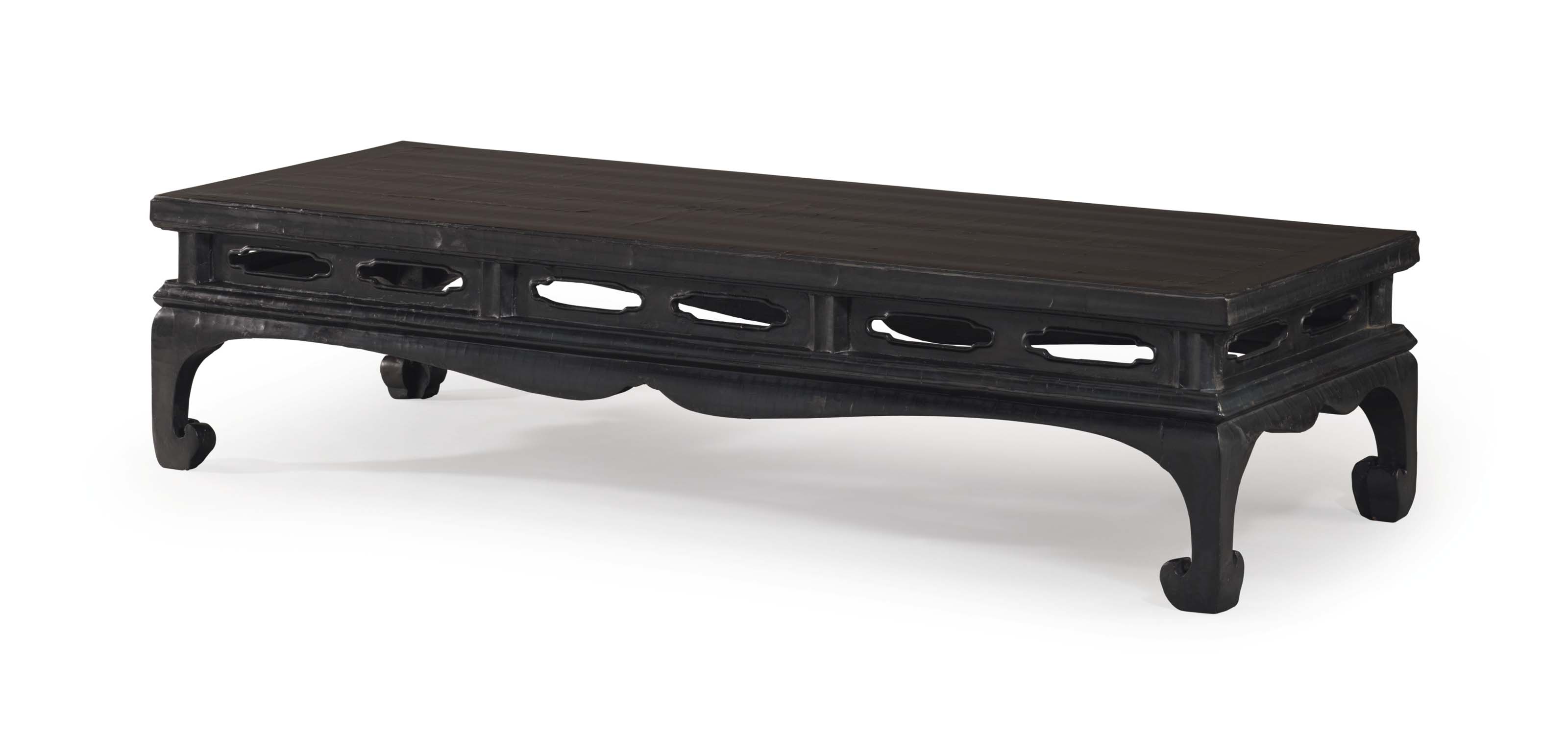 A Large Black Lacquered Softwood Kang Table Ming Dynasty 1368 1644 Lacquer Japanned Wood Christie S