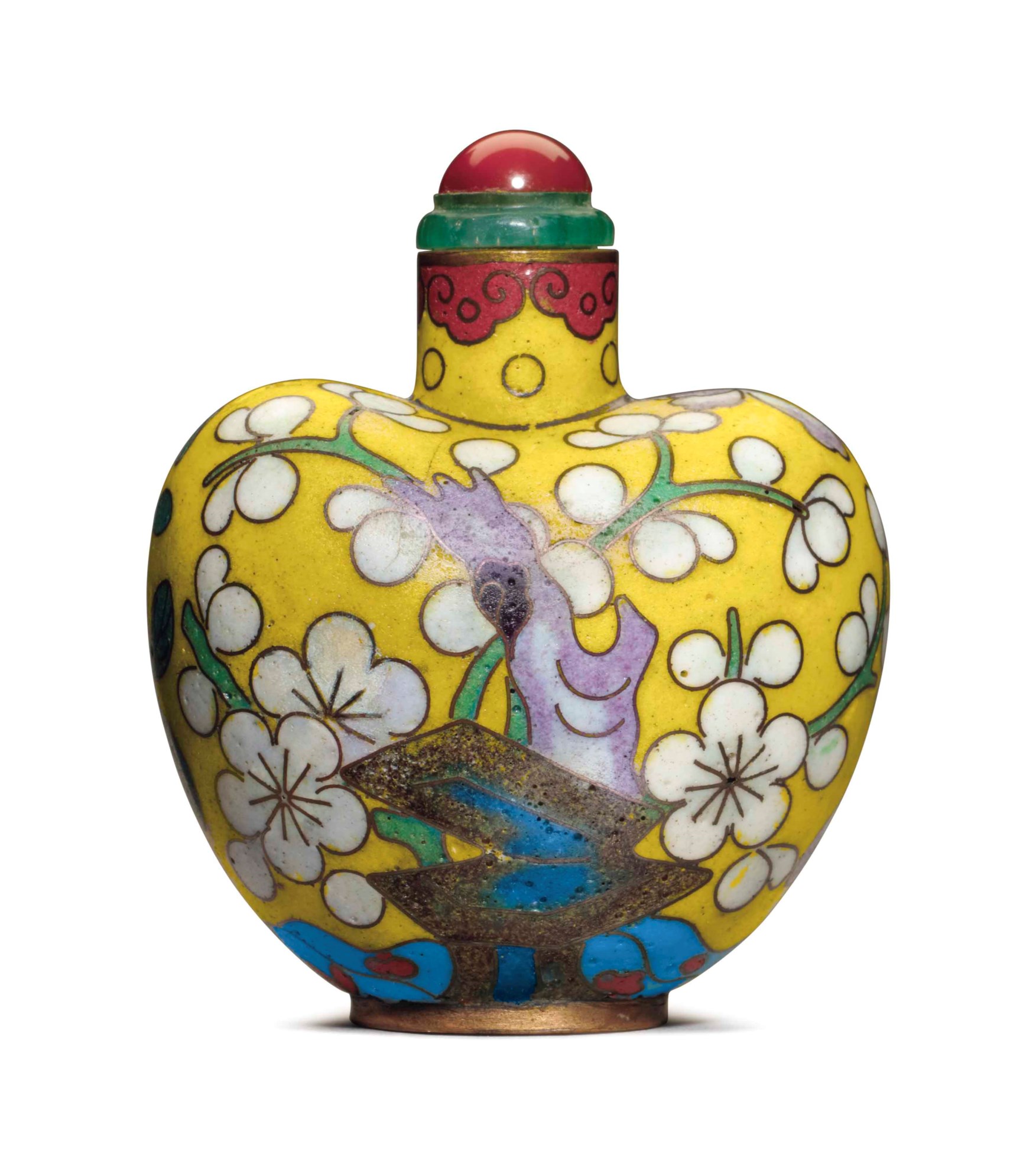 A CLOISONNÉ ENAMEL SNUFF BOTTLE, 18001900 Christie's