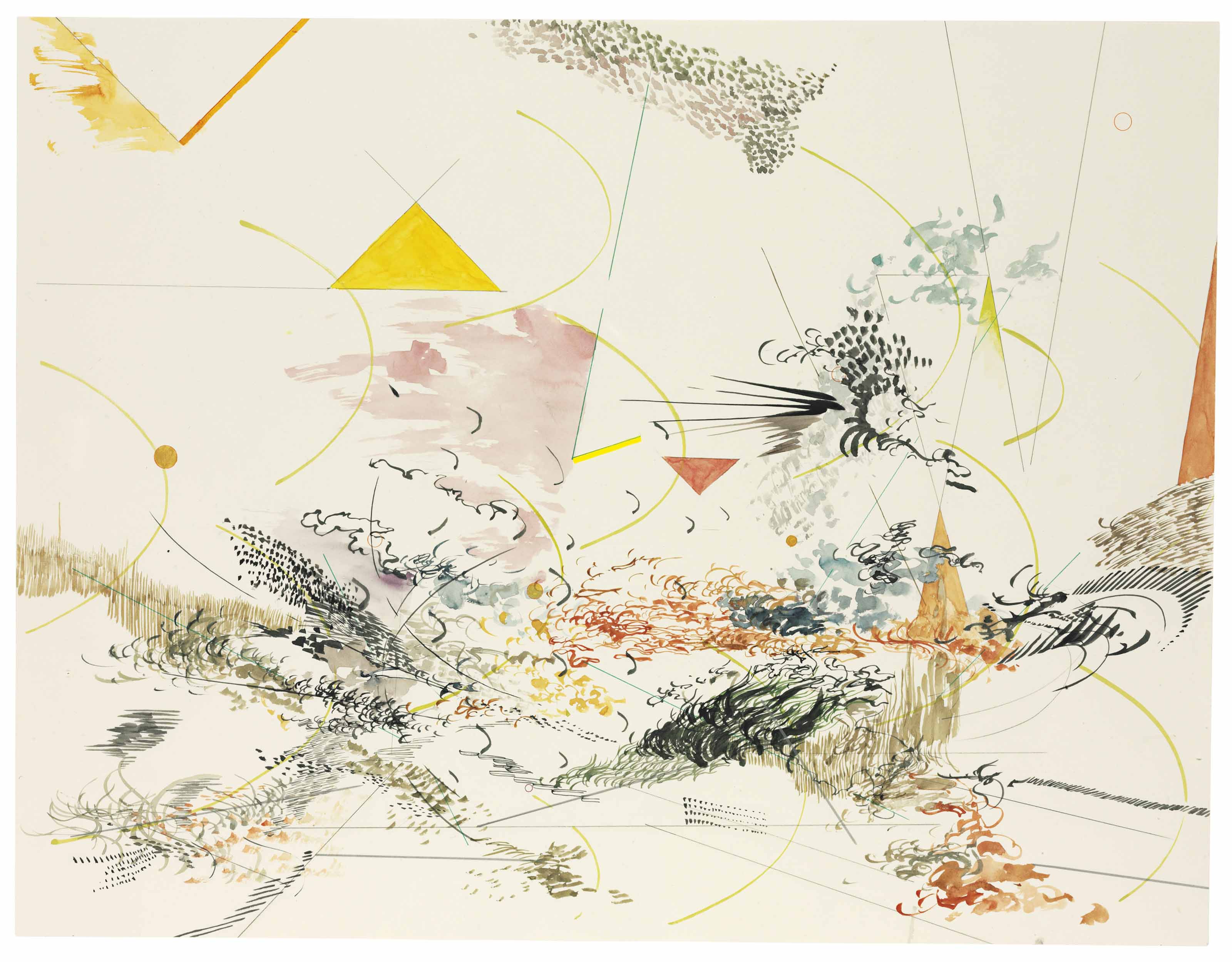 Julie Mehretu (B. 1970) , Untitled Christie's