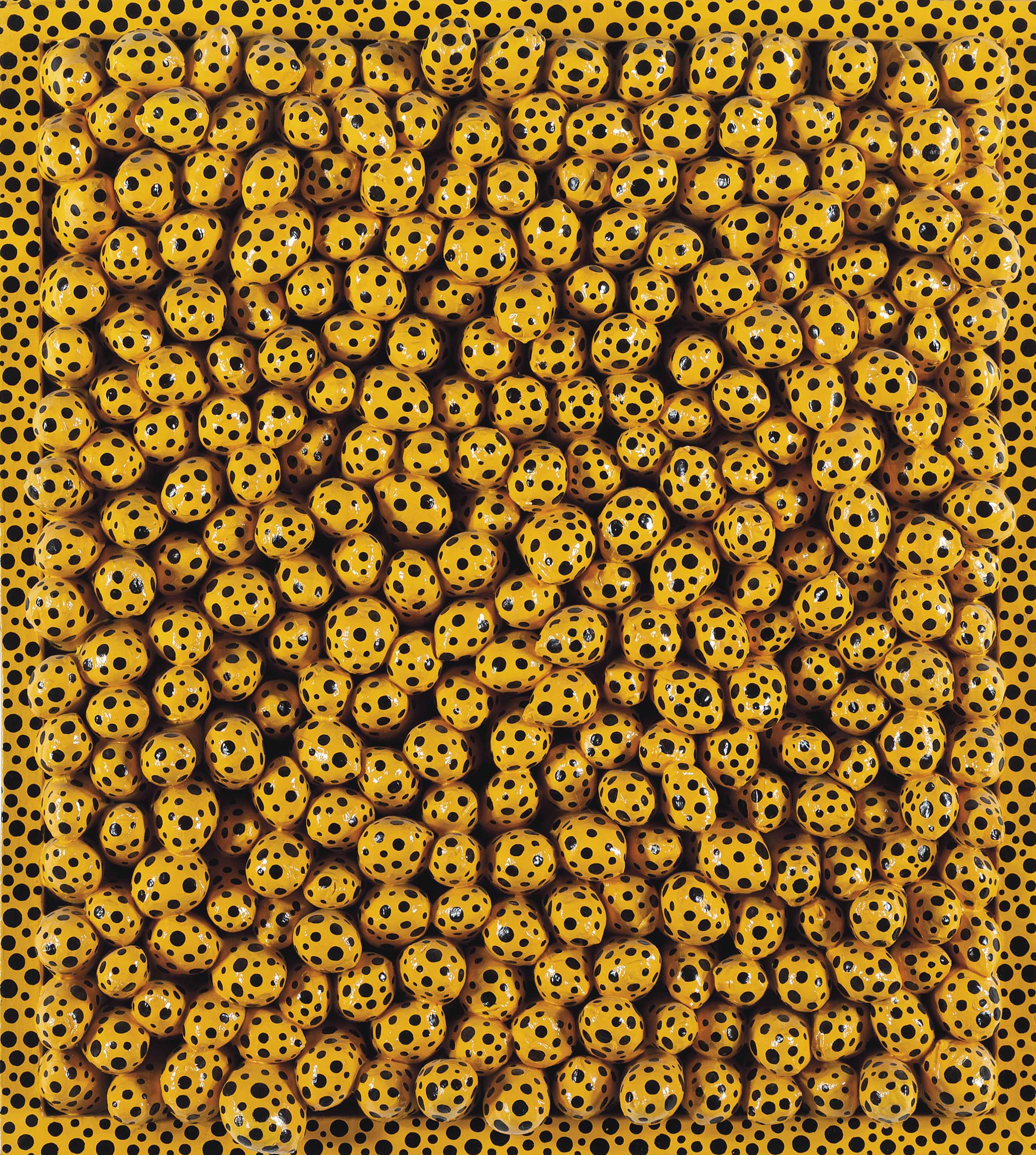 Yayoi Kusama (B. 1929) , Yellow Dots A Christie's