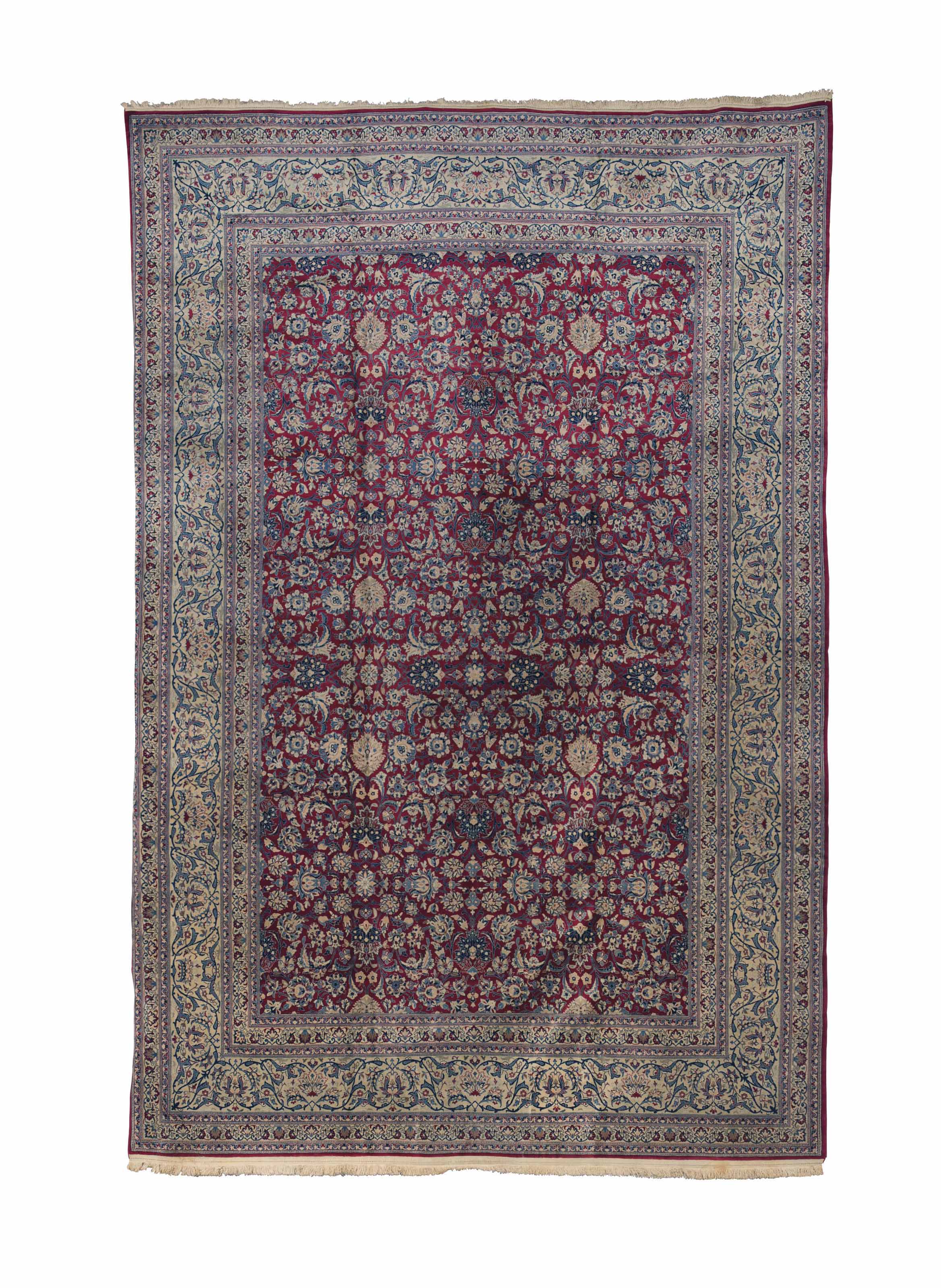 AN ISFAHAN CARPET