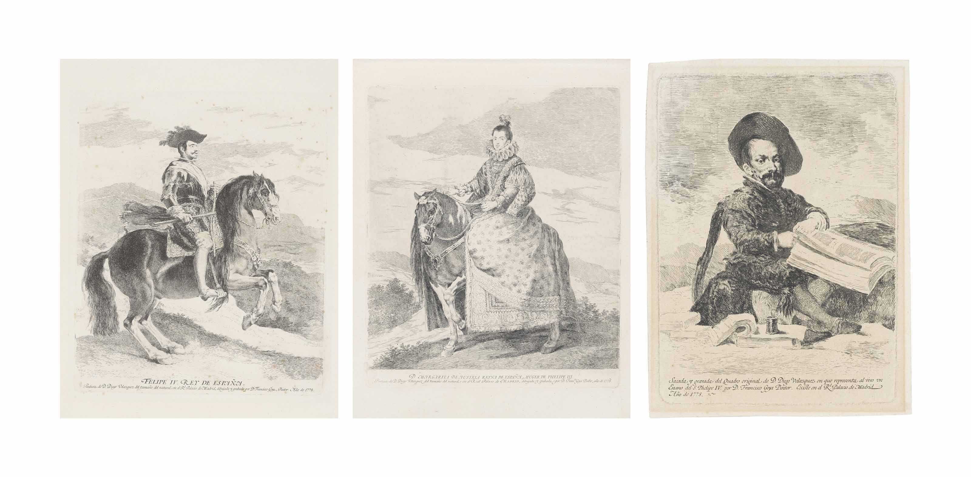 Three Etchings after Velázquez
