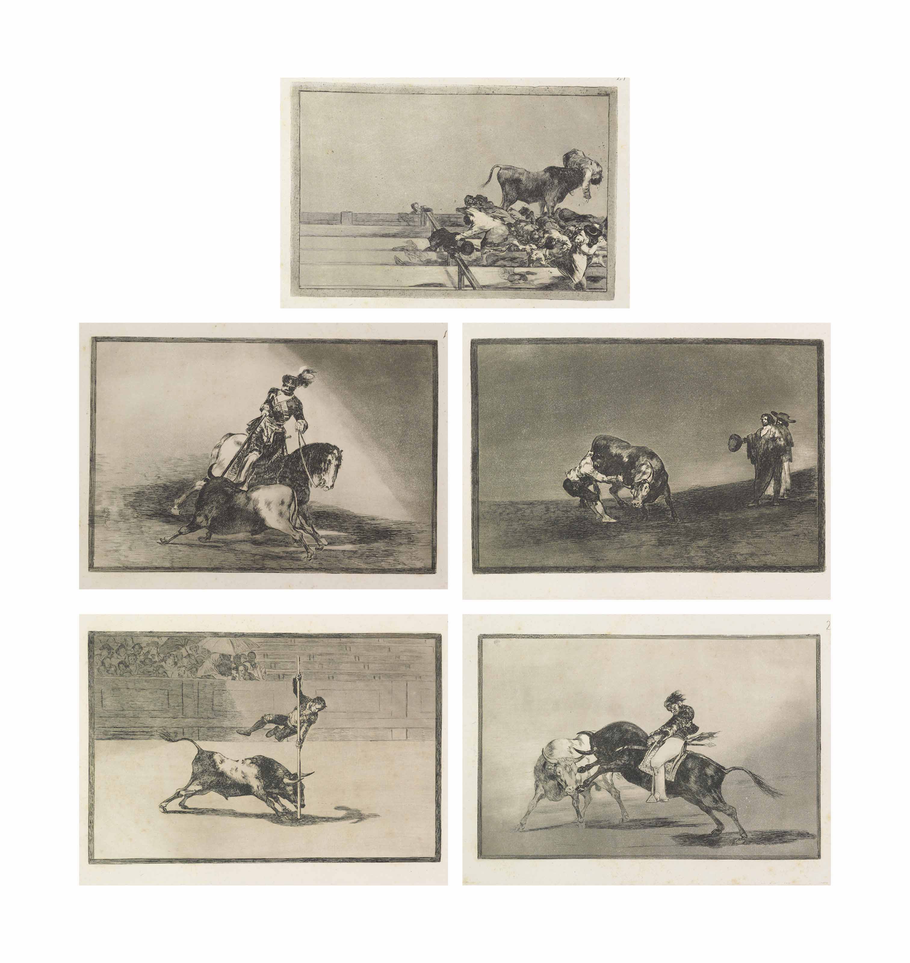 Francisco De Goya Y Lucientes 1746 1828 La Tauromaquia
