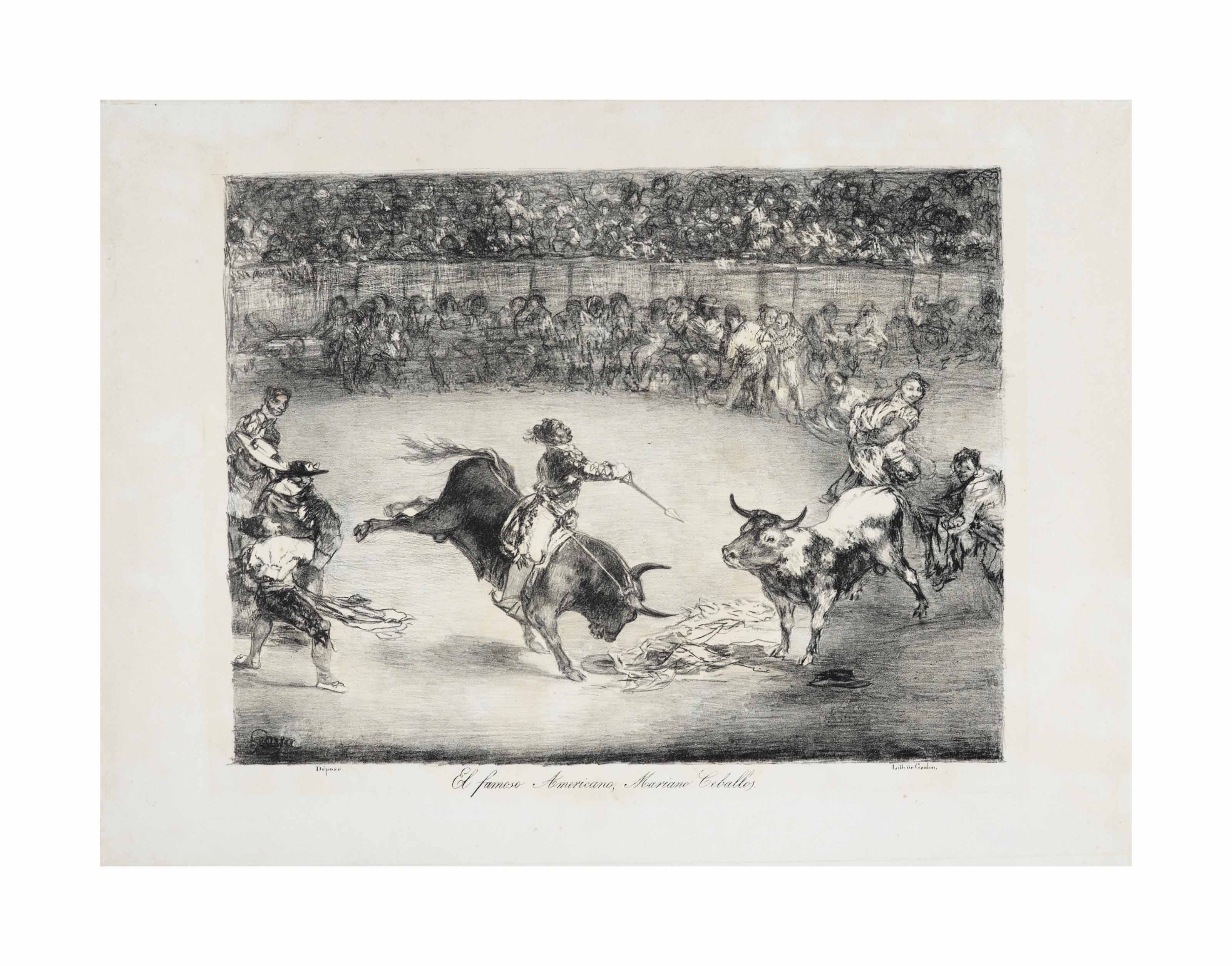 El famoso Americano, Mariano Ceballos, from: The Bulls of Bordeaux