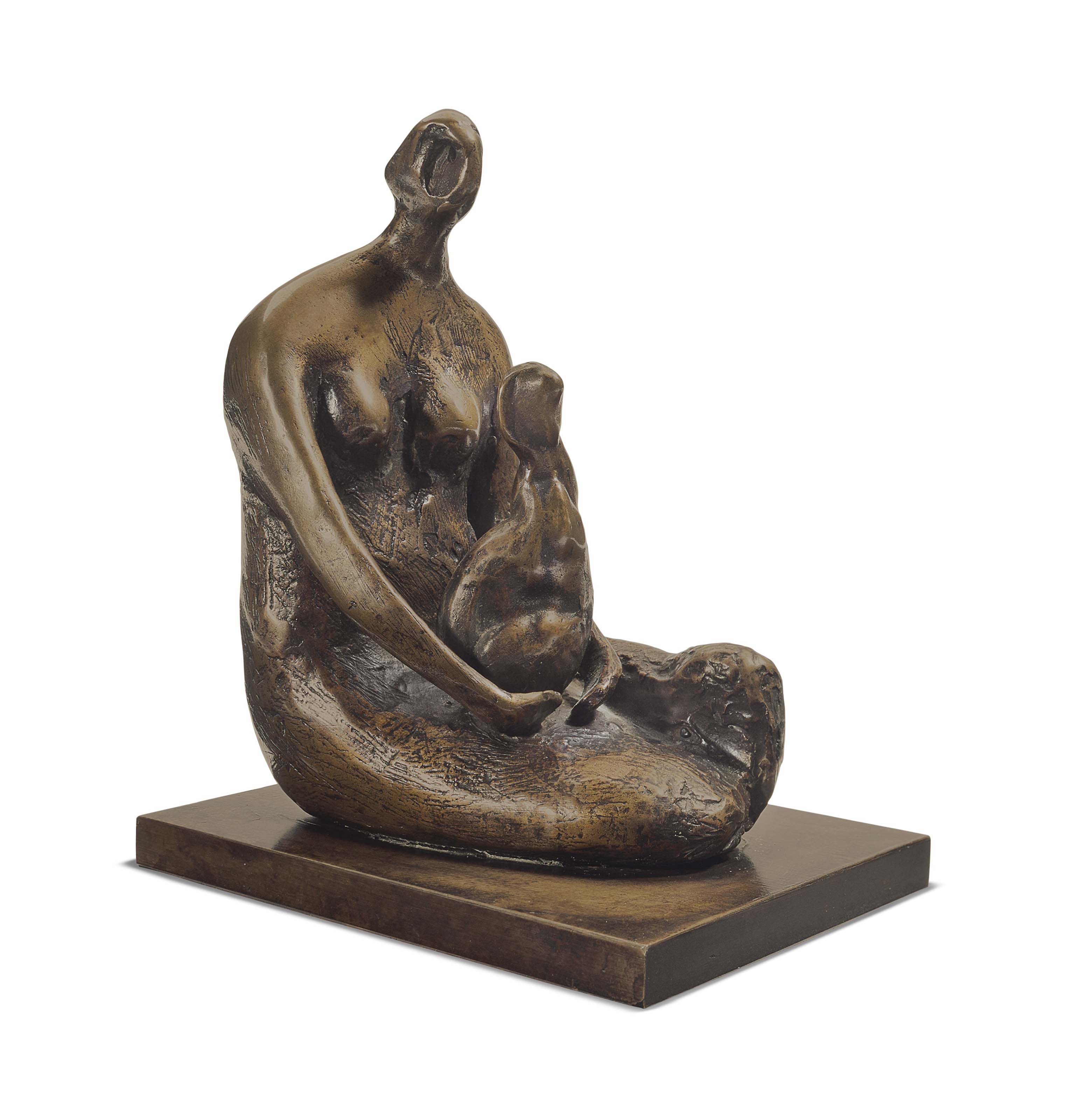 Seated Woman Holding Child