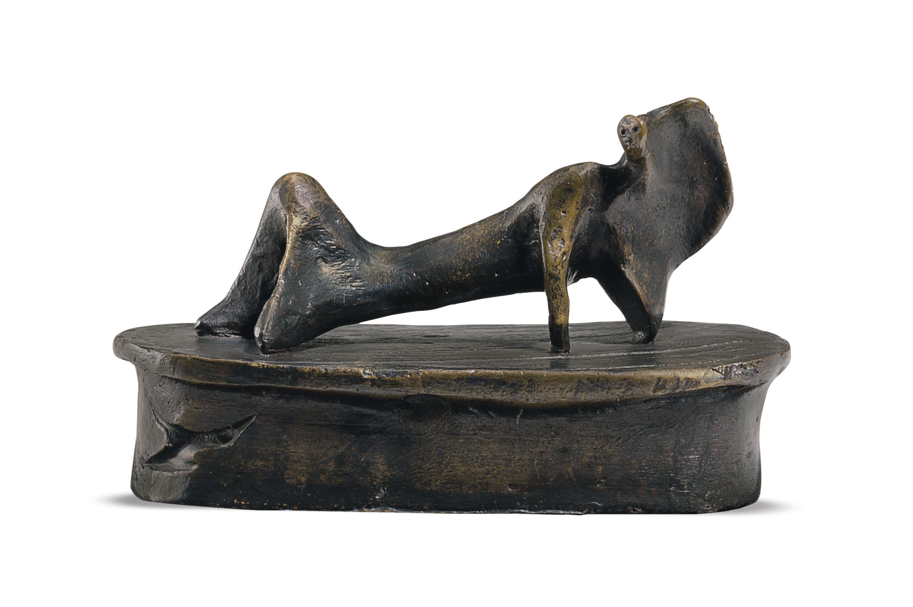 Maquette for Reclining Figure: Cloak