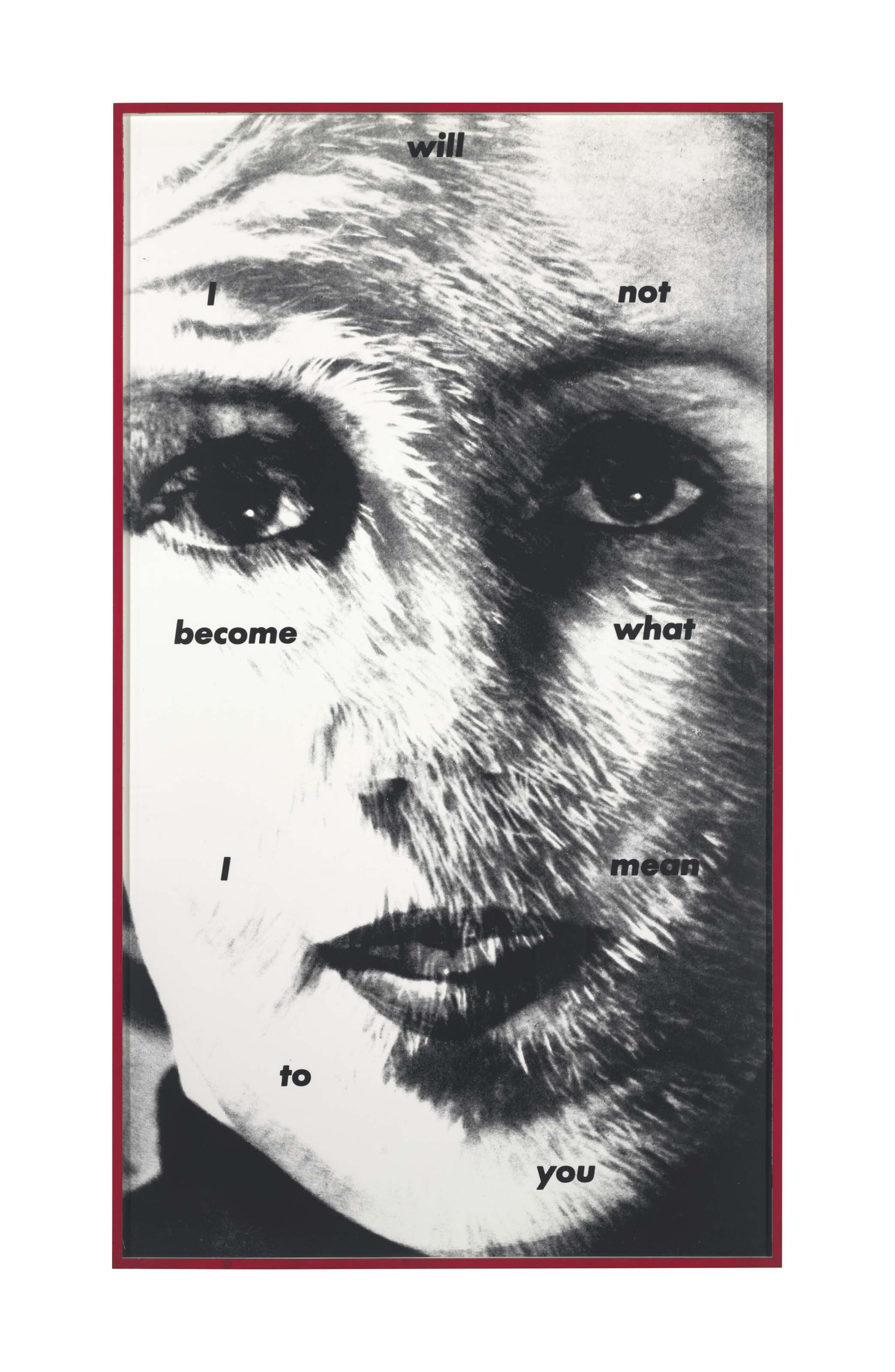 Barbara Kruger b 1945 Auctions Price Archive