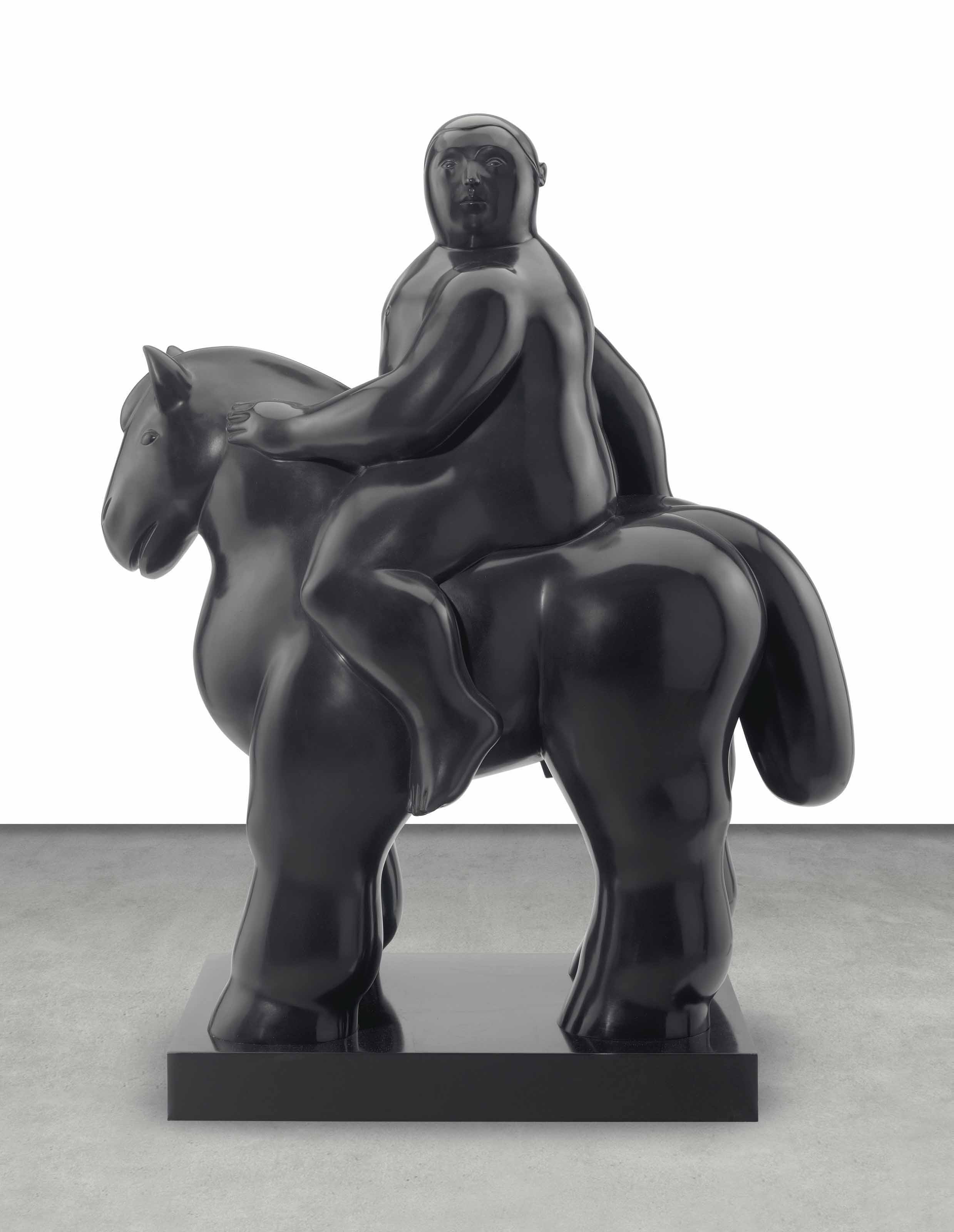 Fernando Botero B 1932 Man On A Horse 20th Century