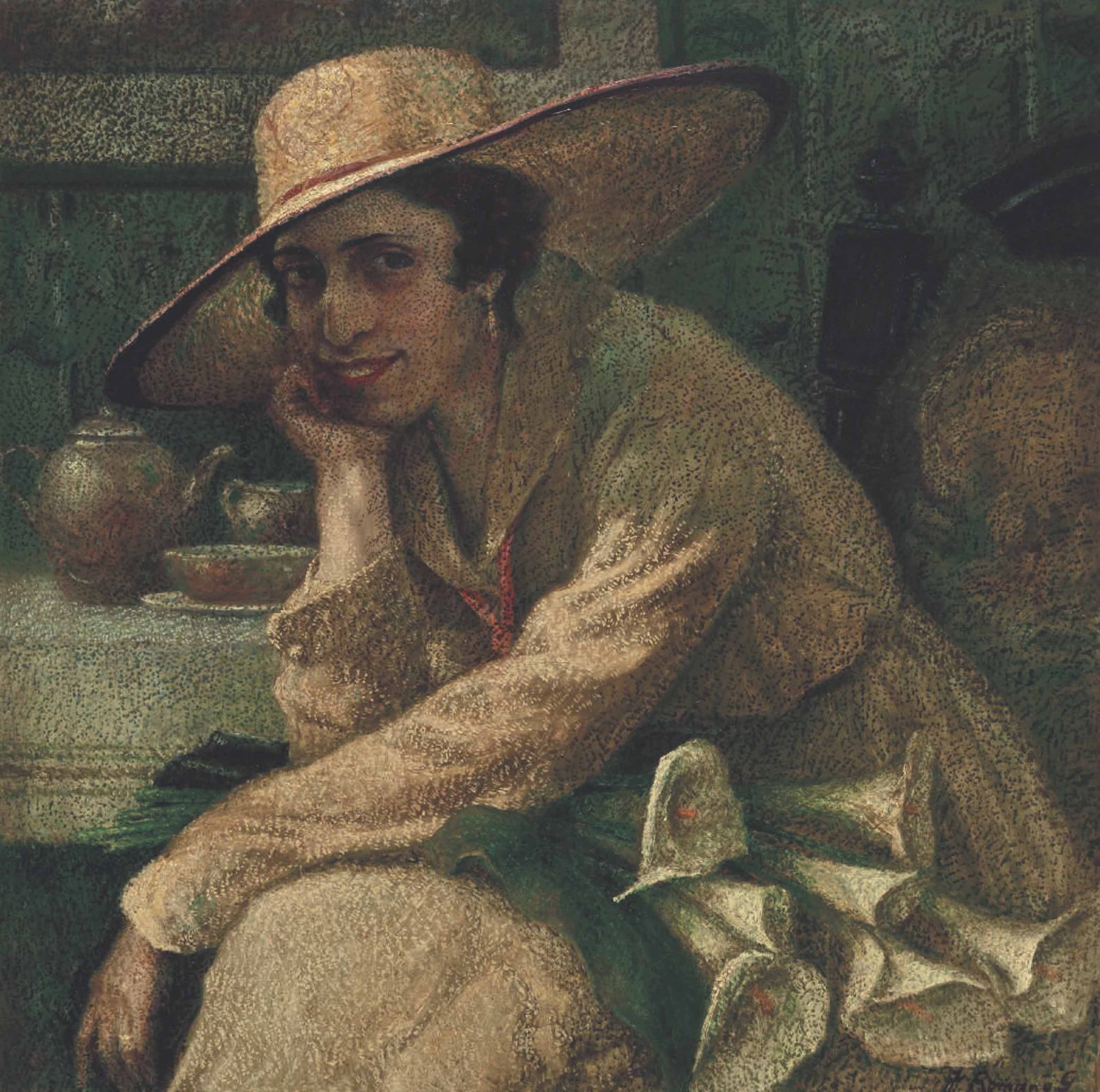 Francisco Romano Guillemín (18841950) , Portrait of Antonieta Rivas