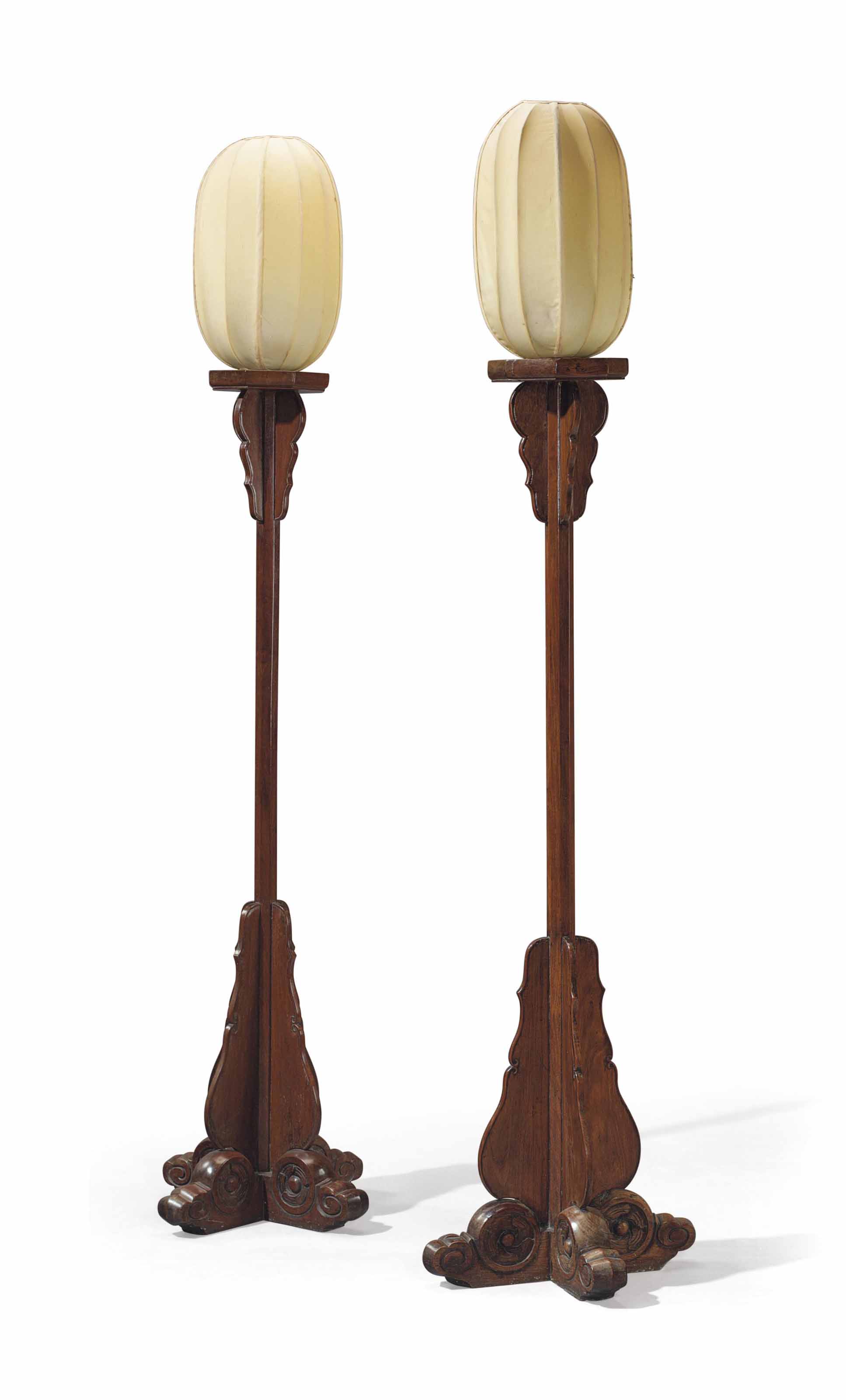 A Very Rare Huanghuali Lamp Stand Dengtai 17th Century All Other Categories Of Objects Huanghuali Christie S